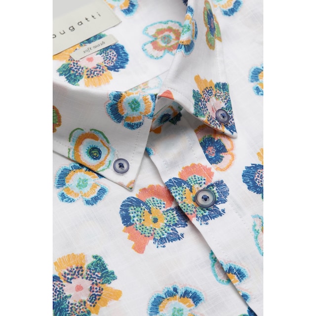 bugatti Langarmhemd, mit floralem Print online bestellen | Jelmoli-Versand