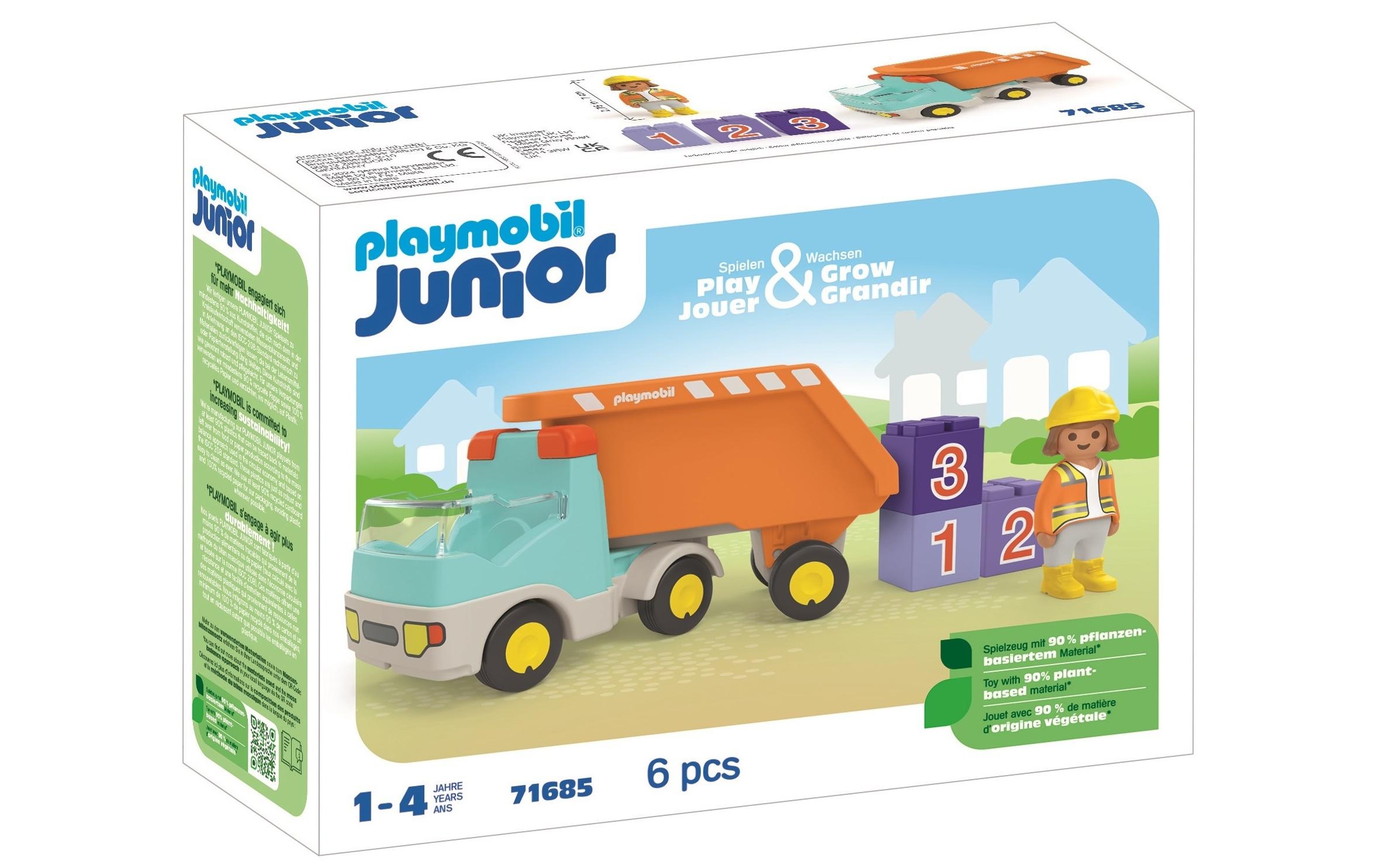 Playmobil Spielbausteine "Junior Kipplaster mit Kippfunktion 71685"