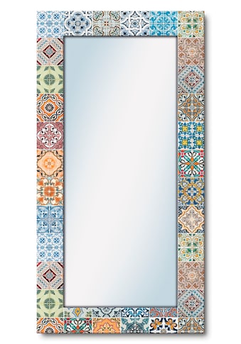 Artland Wandspiegel »Gemusterte Keramikfliesen«, gerahmter Ganzkörperspiegel mit... kaufen