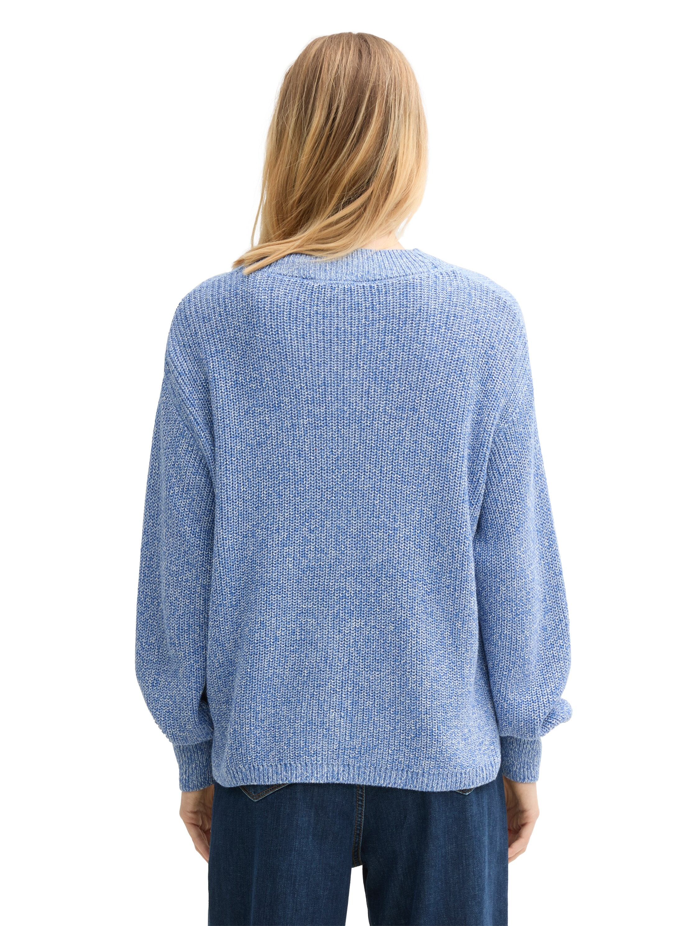 TOM TAILOR Denim Cardigan, mit Strickstruktur und Knopfleiste