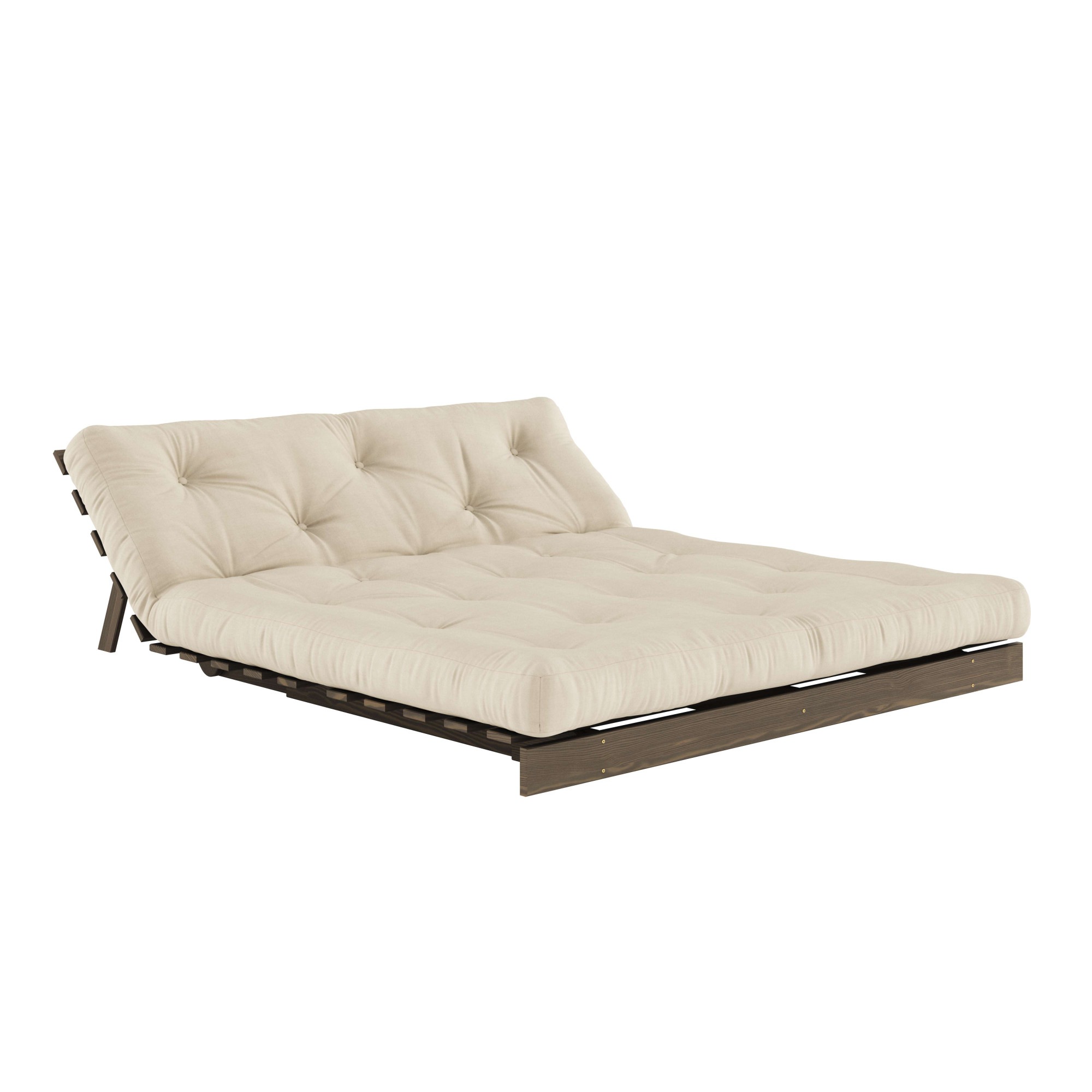 Karup Design Daybett »Daybett Roots Schlafsofa – Gästebett & Sofa aus FSC®-Kiefer«, Inkl. Futonmatratze, in mehreren Grössen & Farben erhältlich