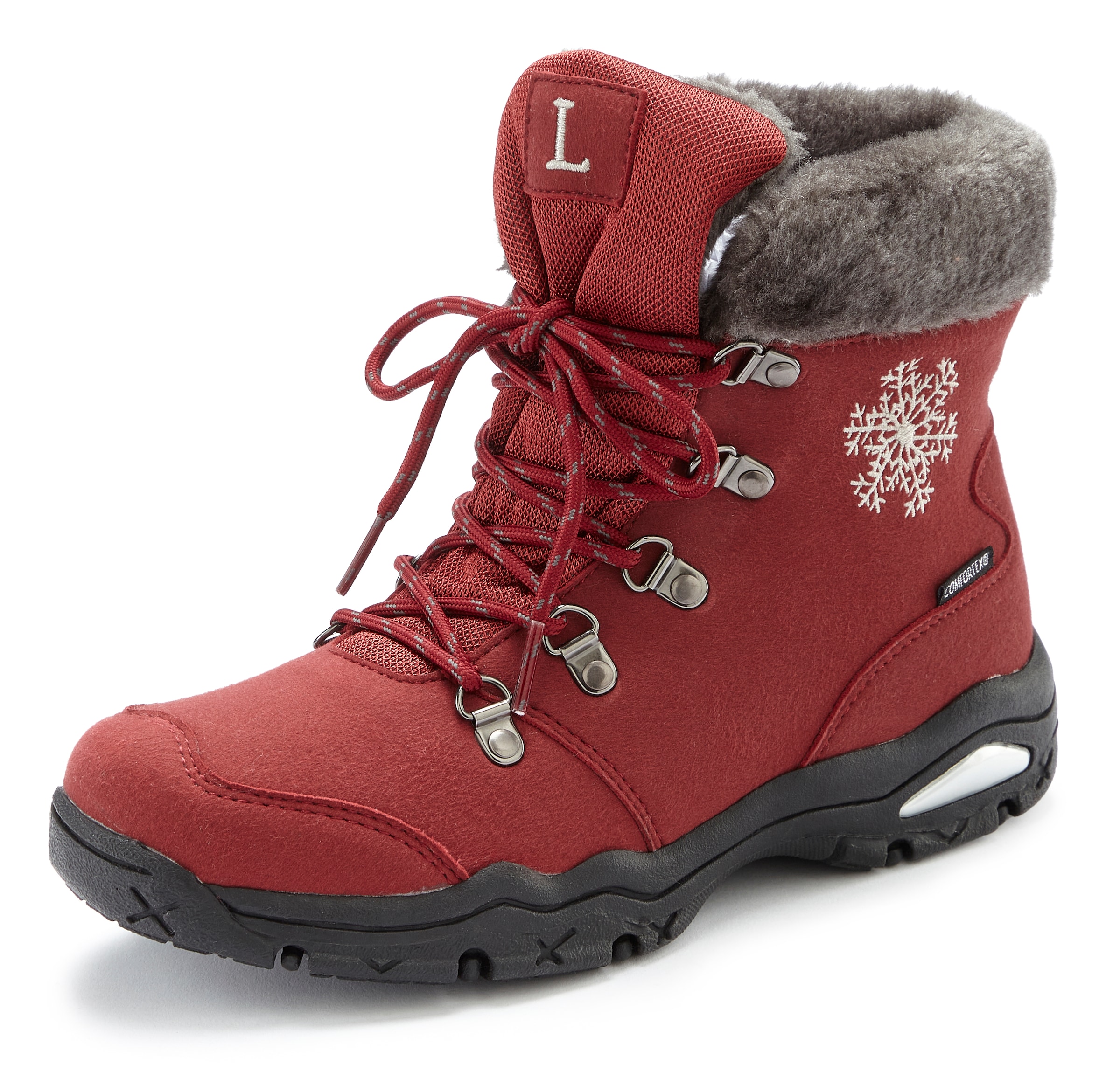 LASCANA Winterstiefelette »Stiefelette, Stiefel, Winterstiefel«, mit Warmfutter, wind- & wasserabweisender Tex-Membran, Outdoor Boots