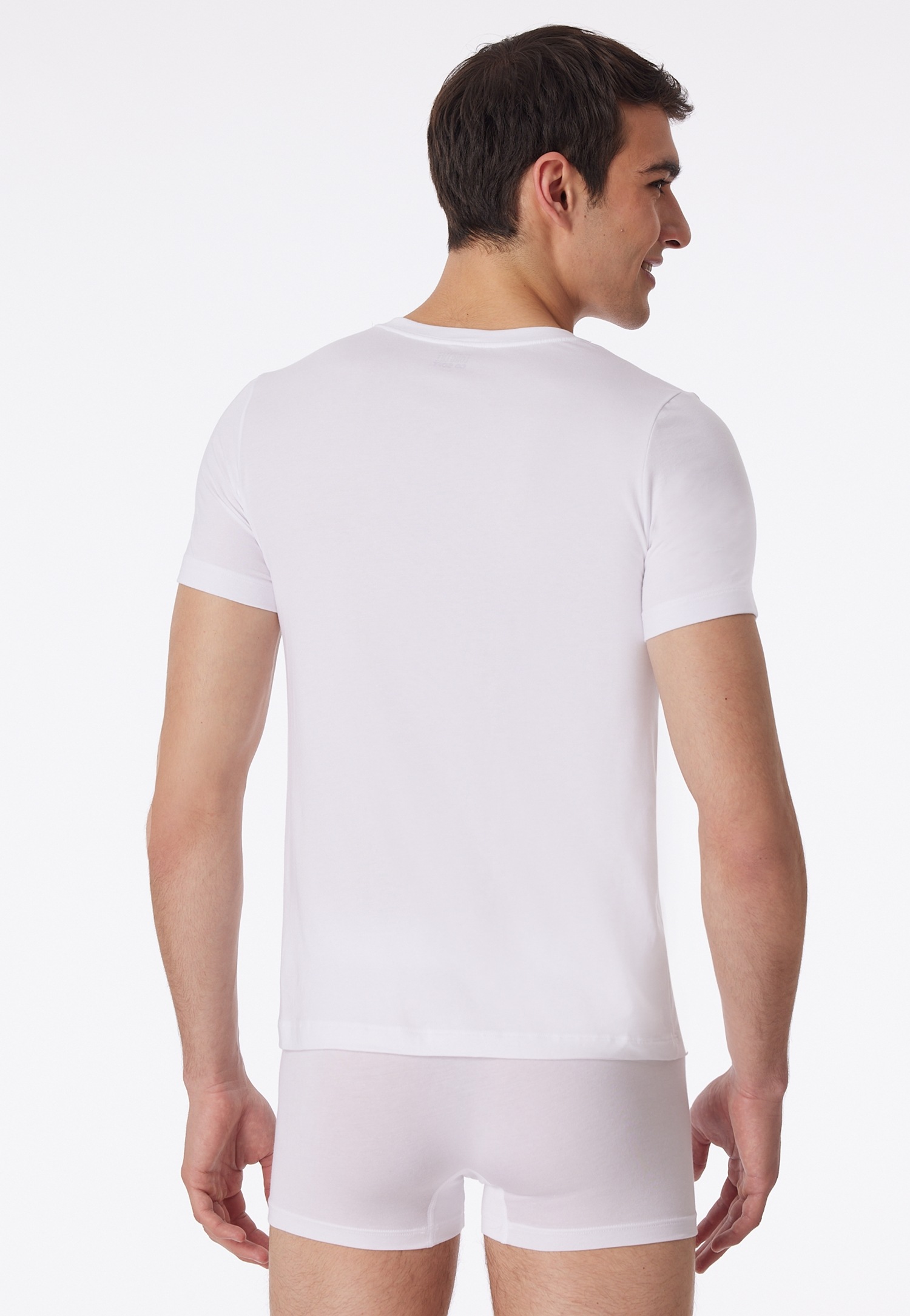Schiesser T-Shirt »Long Life Soft«, V-Ausschnitt, kurzärmelig, reduzierte Pilling-Bildung