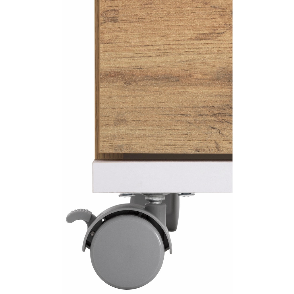 Schildmeyer Waschbeckenunterschrank »Rhodos«, Breite 60 cm, verstellbarer Einlegeboden, Metallgriffe, 2 Türen
