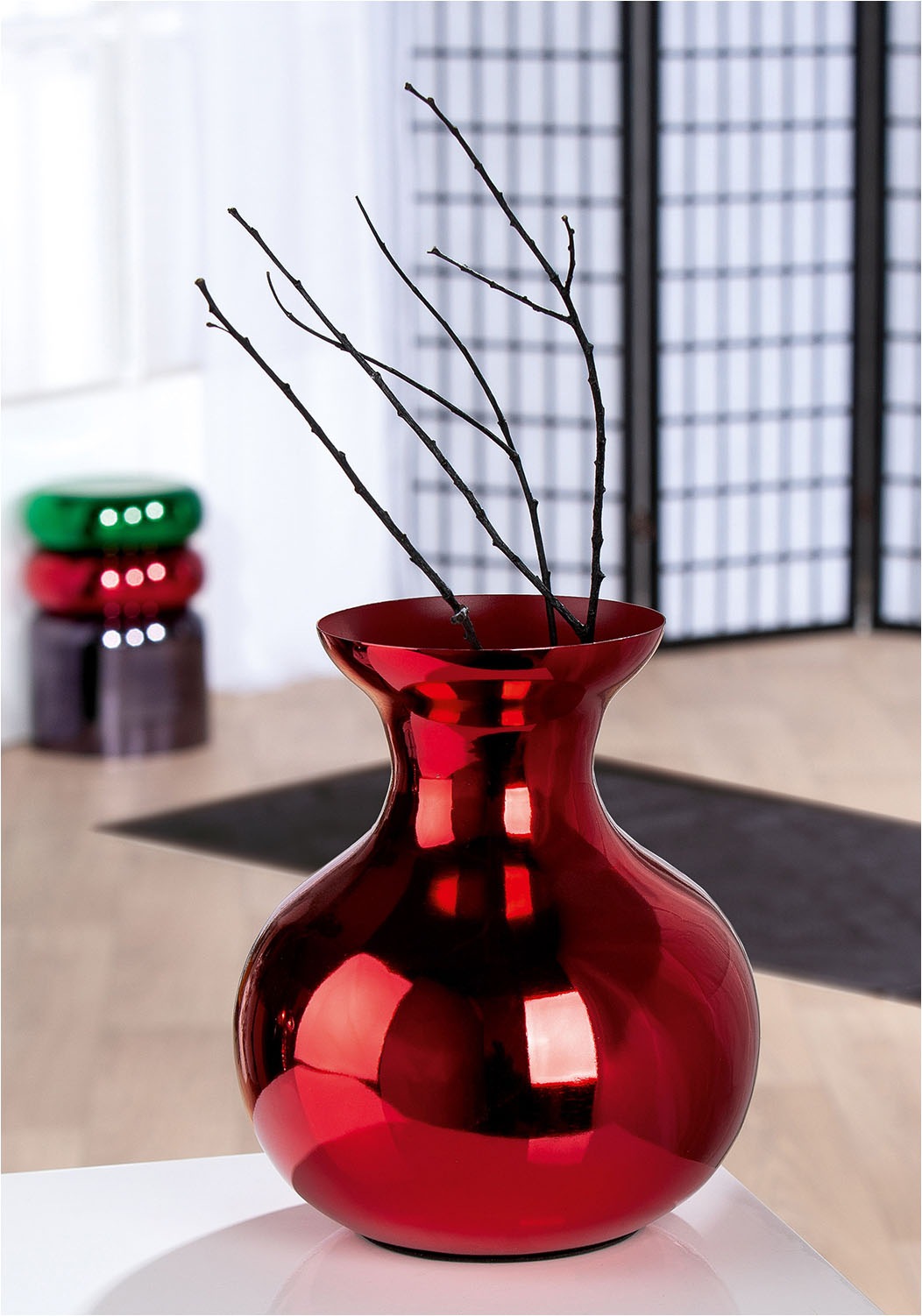GILDE Tischvase "Vase bauchig Kyoto"