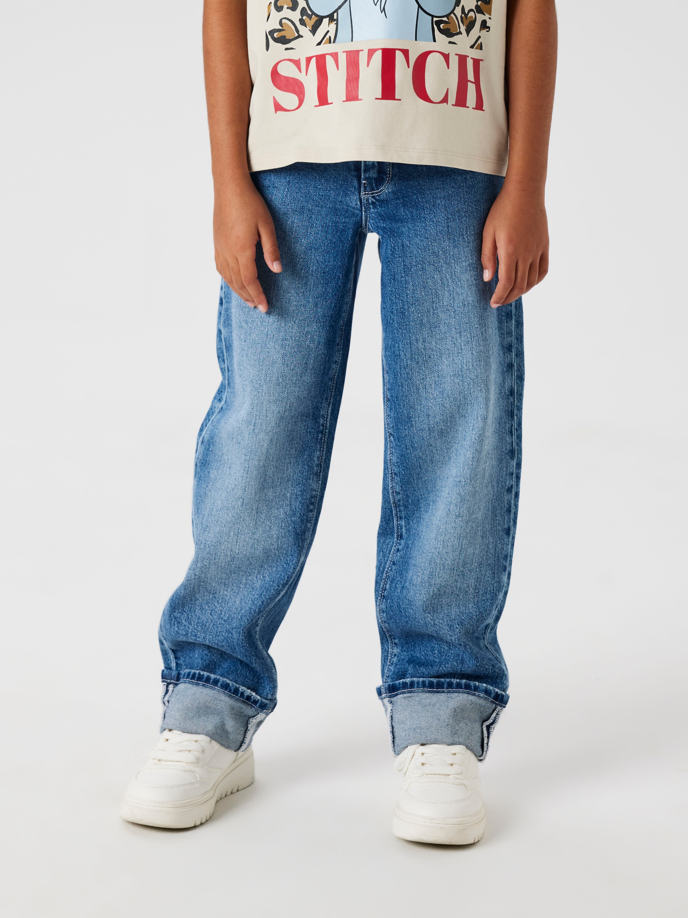 Name It Straight-Jeans »NKFROSE STRAIGHT FOLD JEANS 4224-AZ NOOS«