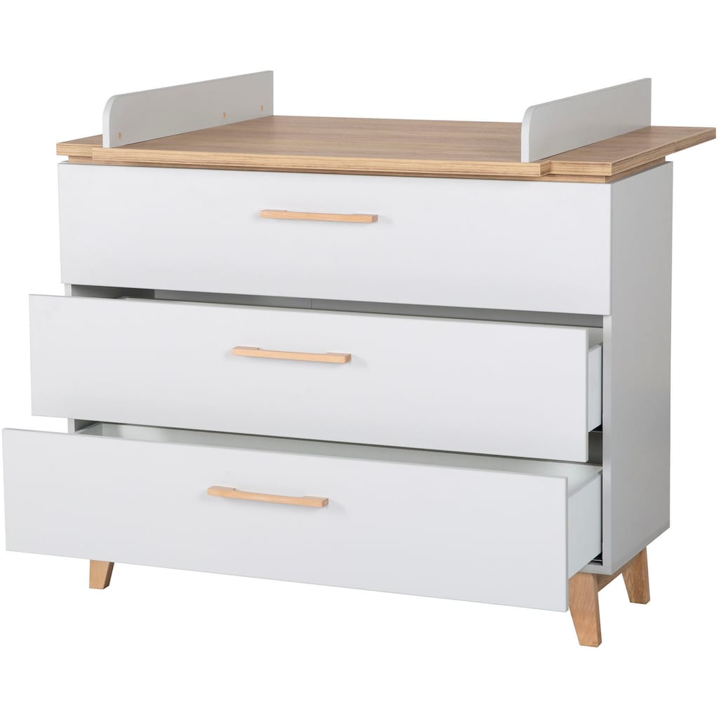 roba® Babyzimmer-Komplettset »Caro«, (Set, 3 St., Kinderbett, Schrank, Wickelkommode)