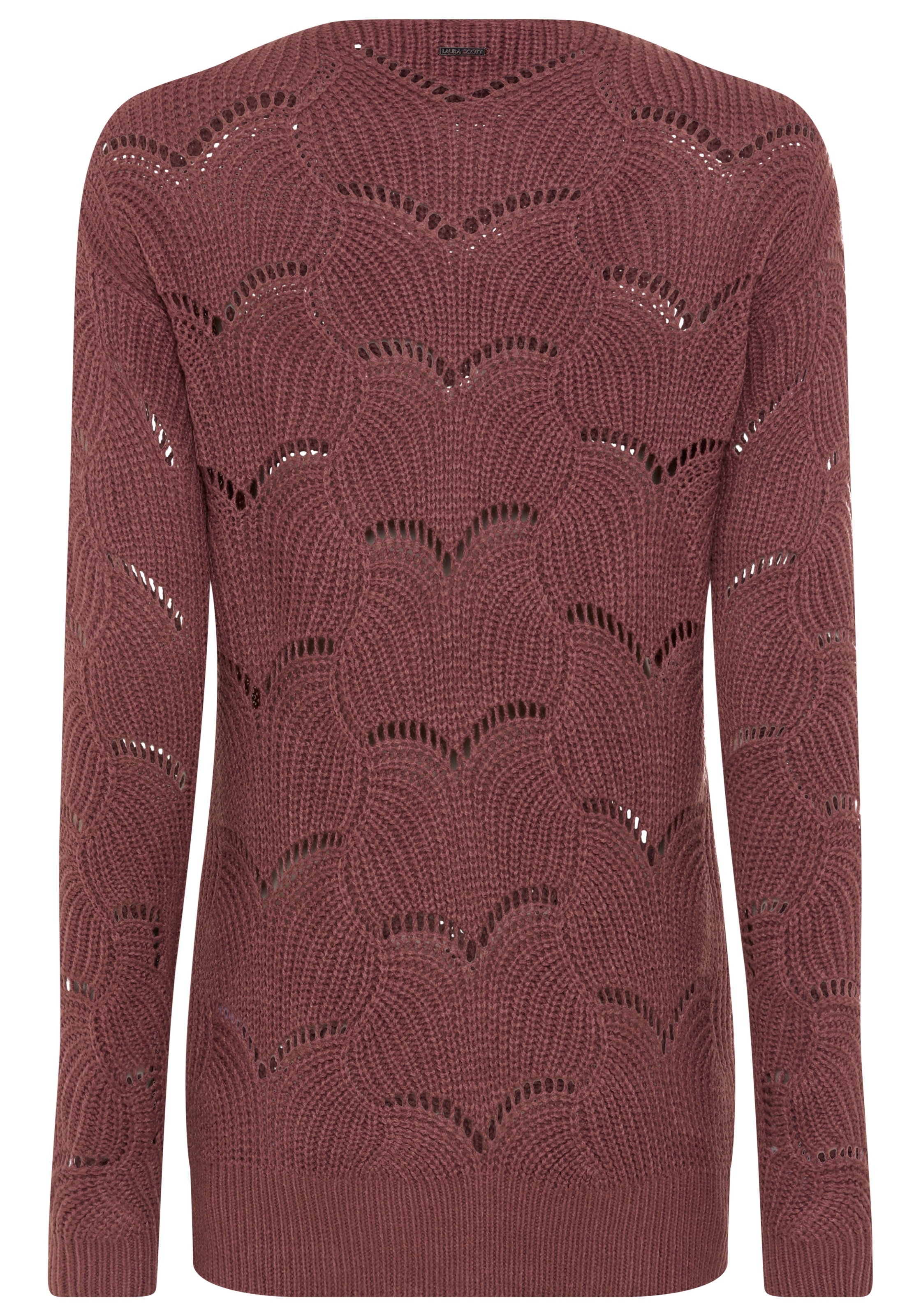 Laura Scott Ajourpullover, mit Lochmuster