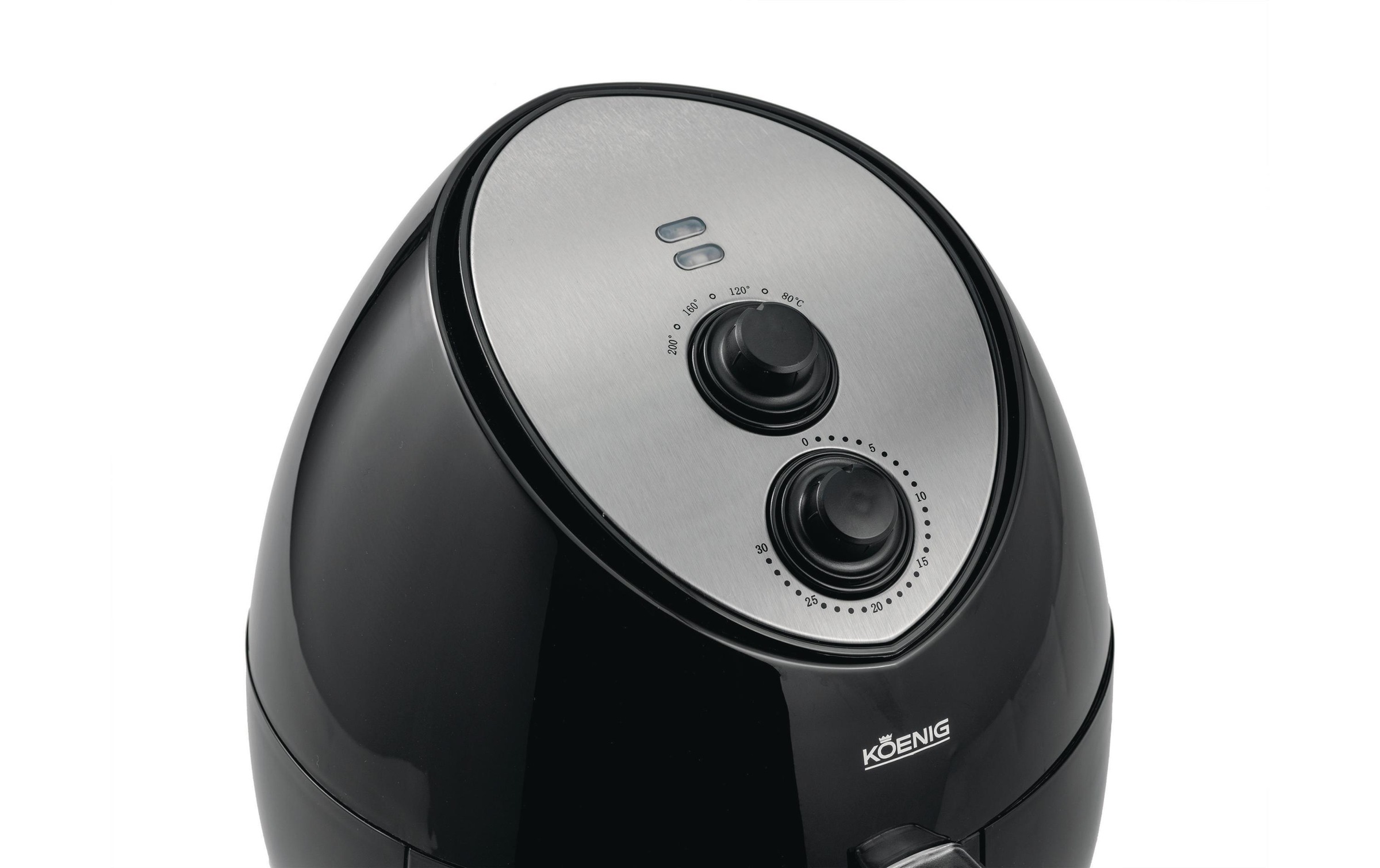 KOENIG Heissluftfritteuse »Quick Pure, 2, 1 kg«, 1500 W, Fassungsvermögen 3,2 l
