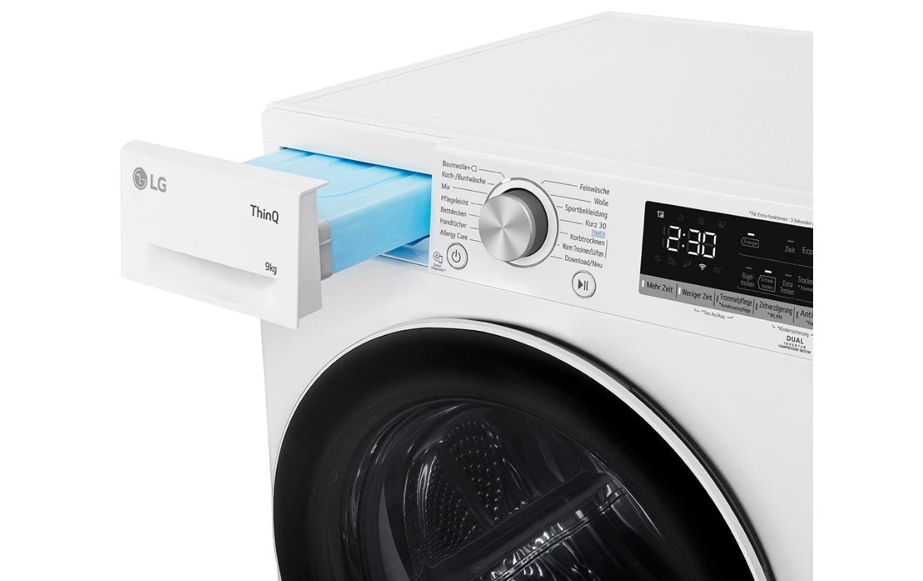 LG Wärmepumpentrockner »V9R09TC Rechts/Wechselbar«, 9 kg