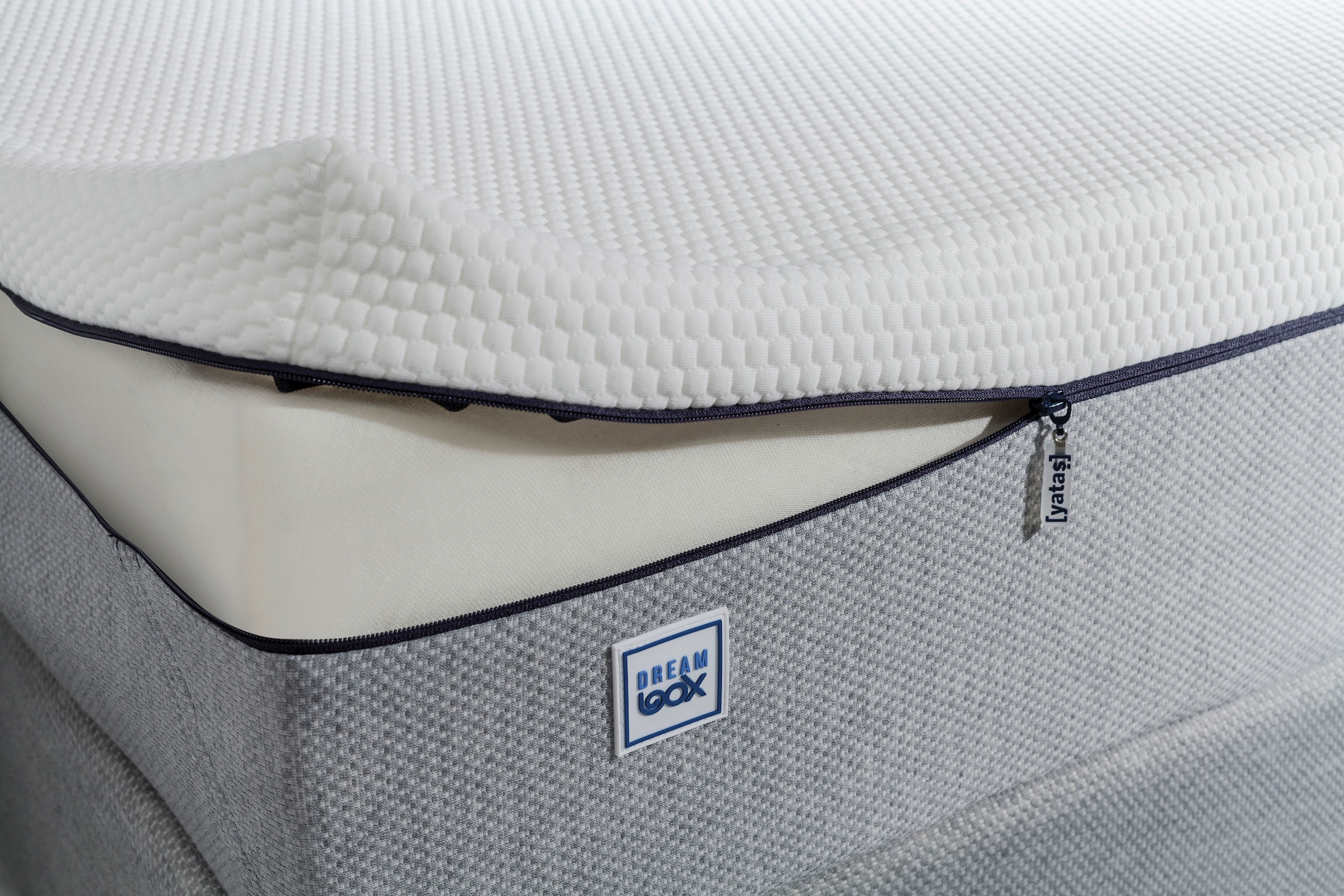 Yatas Bedding Taschenfederkernmatratze »Dream Box Roll PRO, Matratze 90x200, 140x200 cm & weitere Grössen«, 24 cm hoch, 416 Federn, (1 St.), H2 / H3, wendbar, ergonomisch, atmungsaktiv