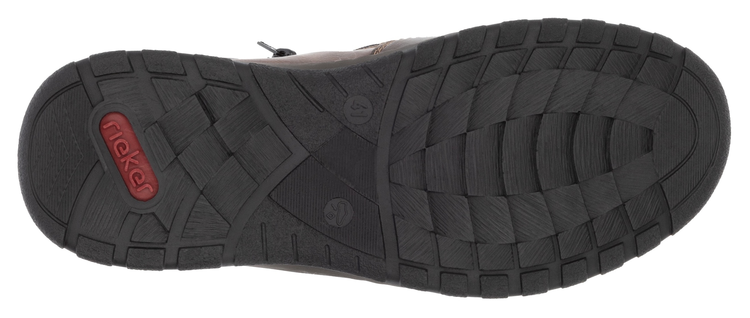 Rieker Winterboots, Winterstiefelette, Halbschuh mit beidseitigen Reissverschlüssen