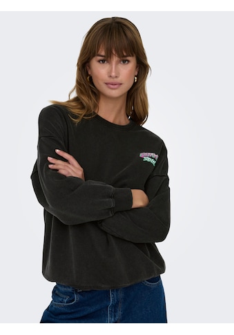 Sweatshirt »ONLLUCINDA OVERSIZE L/S WILD BOX SWT«