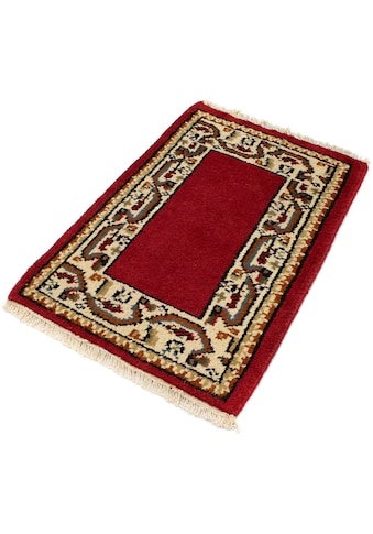 Wollteppich »Bidjar Teppich handgeknüpft rot«, rechteckig