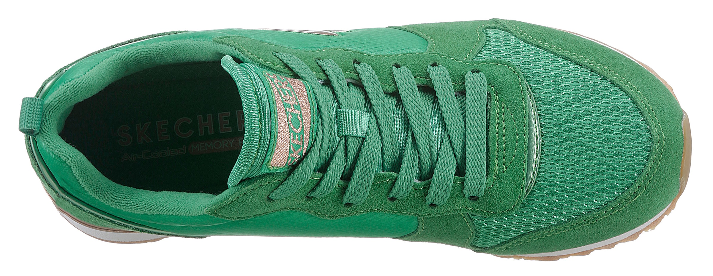 Skechers Sneaker »OG 85 - GOLDN GURL«, Schnürschuh, Original-Retro-Jogginschuh mit Air-Cooled Memory Foam®