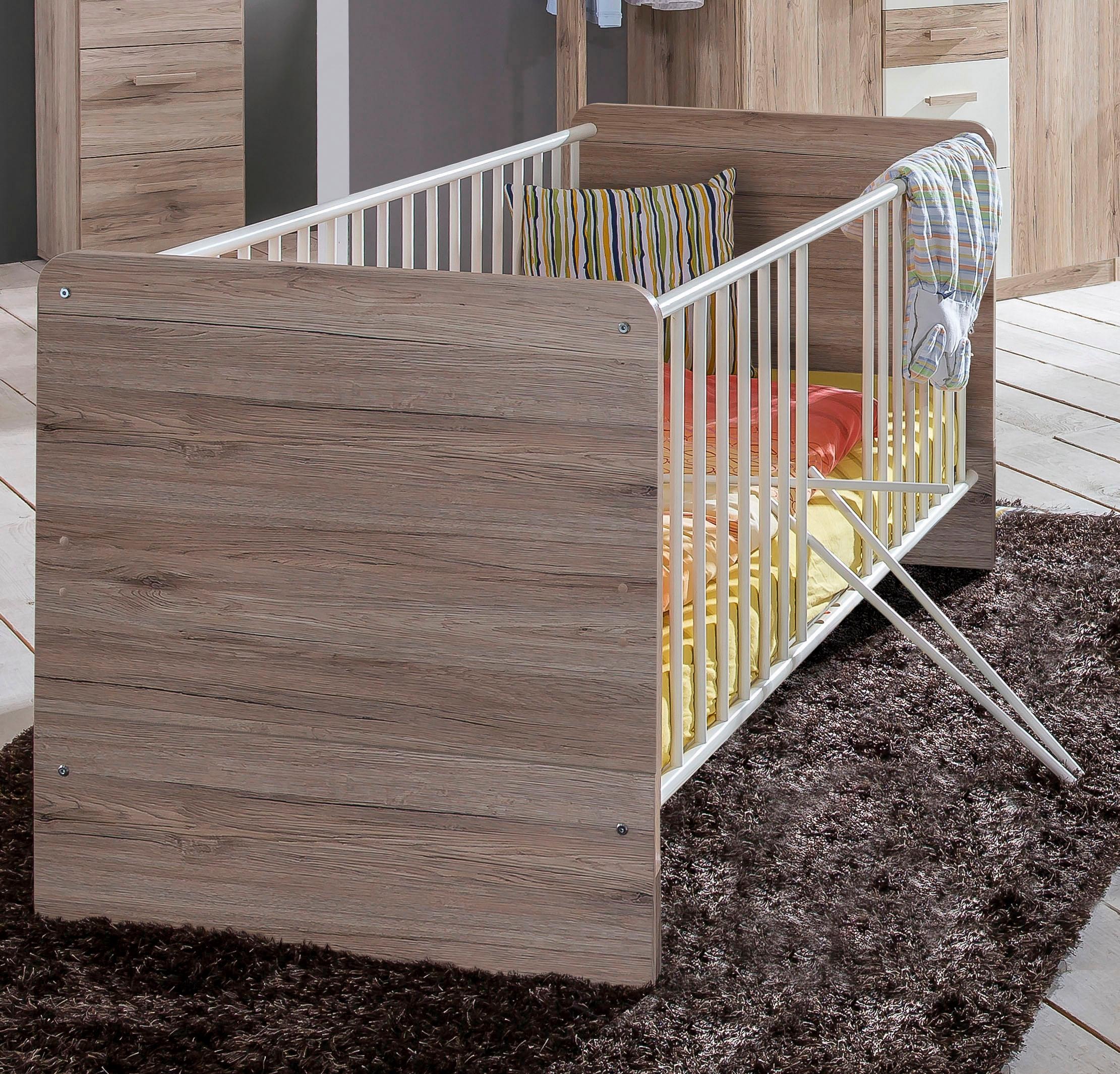 »Bergamo«, Bett | Babyzimmer-Komplettset Eckschrank + + Wimex günstig Wickelkommode Jelmoli-Versand (Set, ordern St.), 3