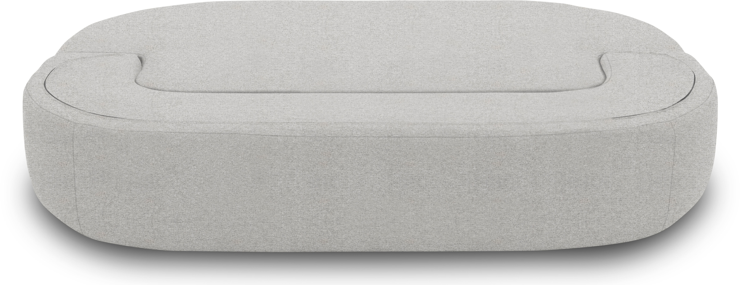 INOSIGN Schlafsofa »Denair oval Federkern, Bettsofa, organisches Design. Breite 208cm«, 2-Sitzer durch Klappen verwandeln in eine Liegefläche