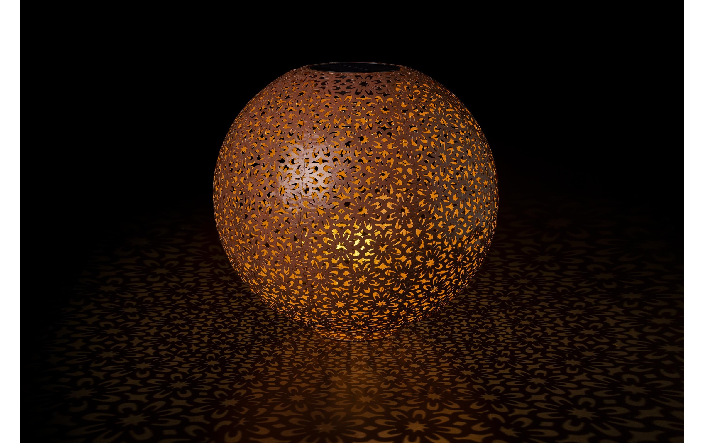STT LED Gartenleuchte »Ball Solar Antic 40 cm Terracotta«