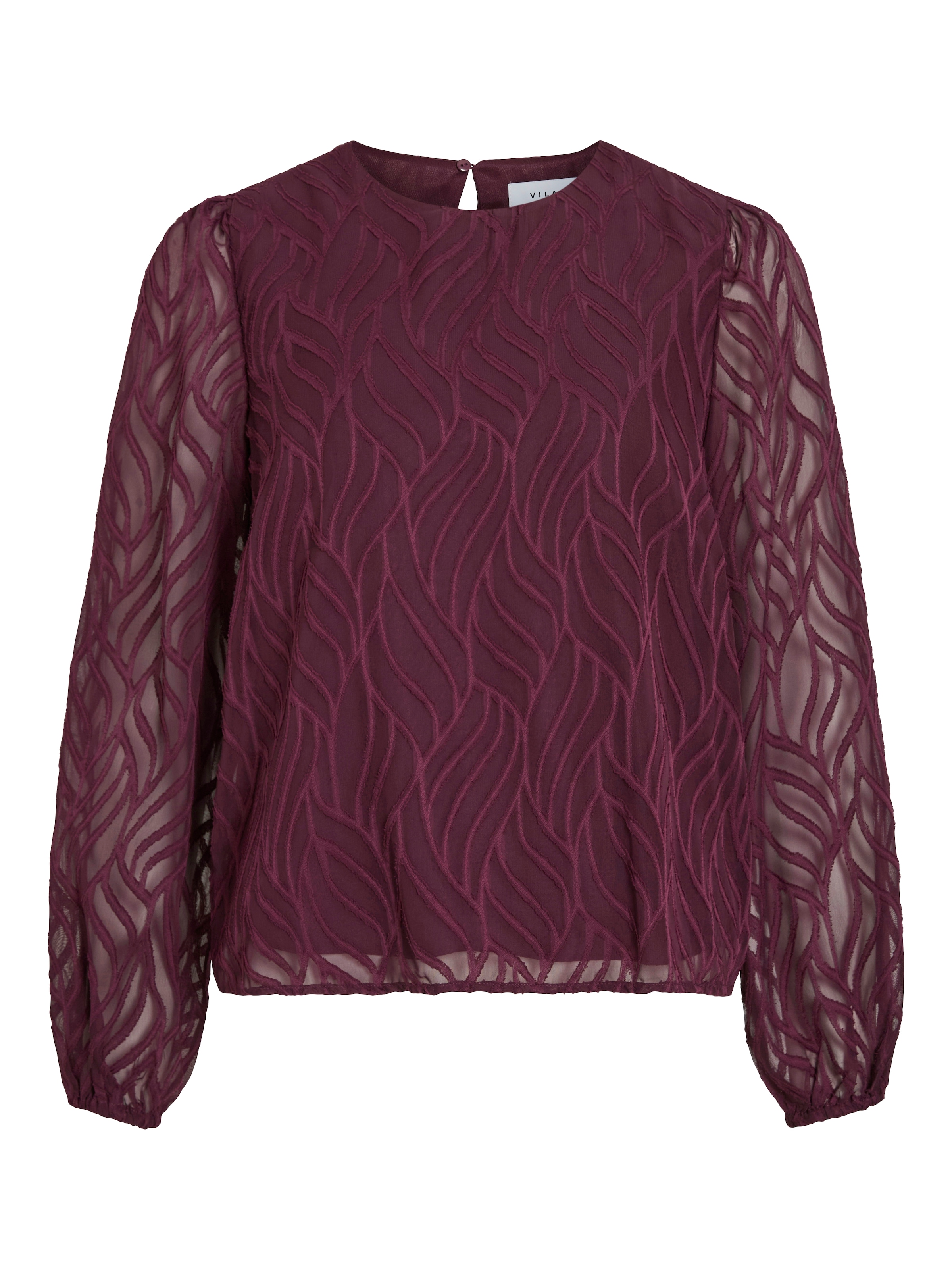 Vila Blusenshirt »VIMIKA O-NECK L/S TOP - NOOS«