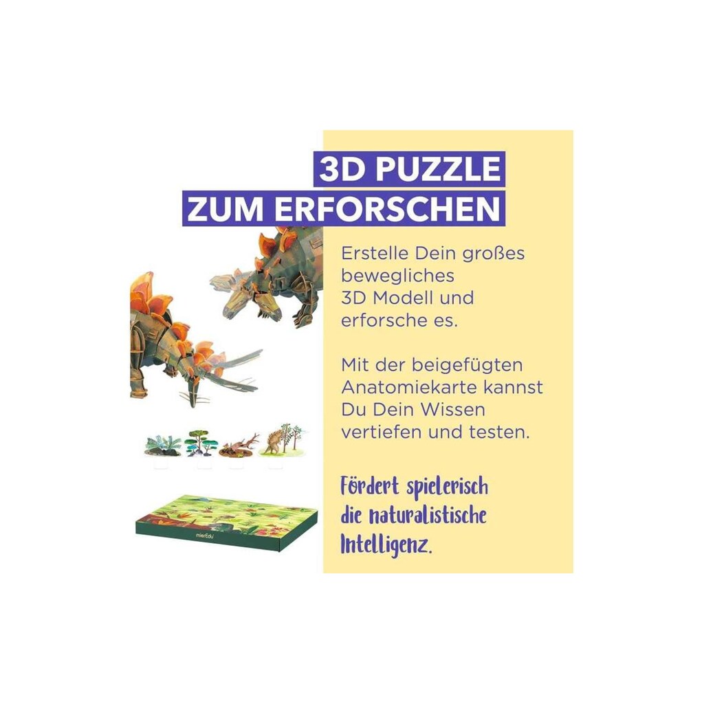 3D-Puzzle »mierEdu Eco – Stegosaurus«