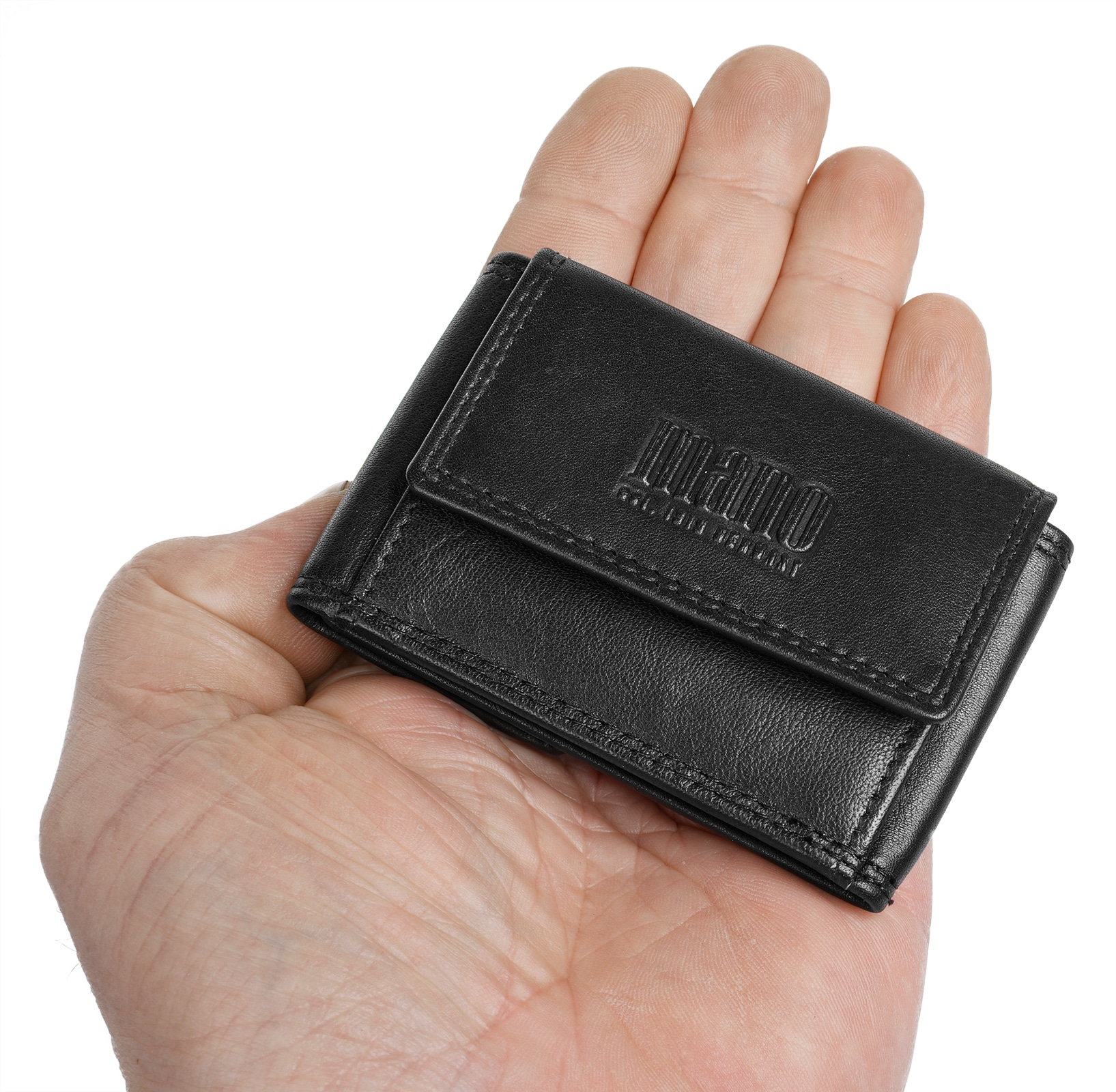 MANO Geldbörse »SUTURA«, echt Leder