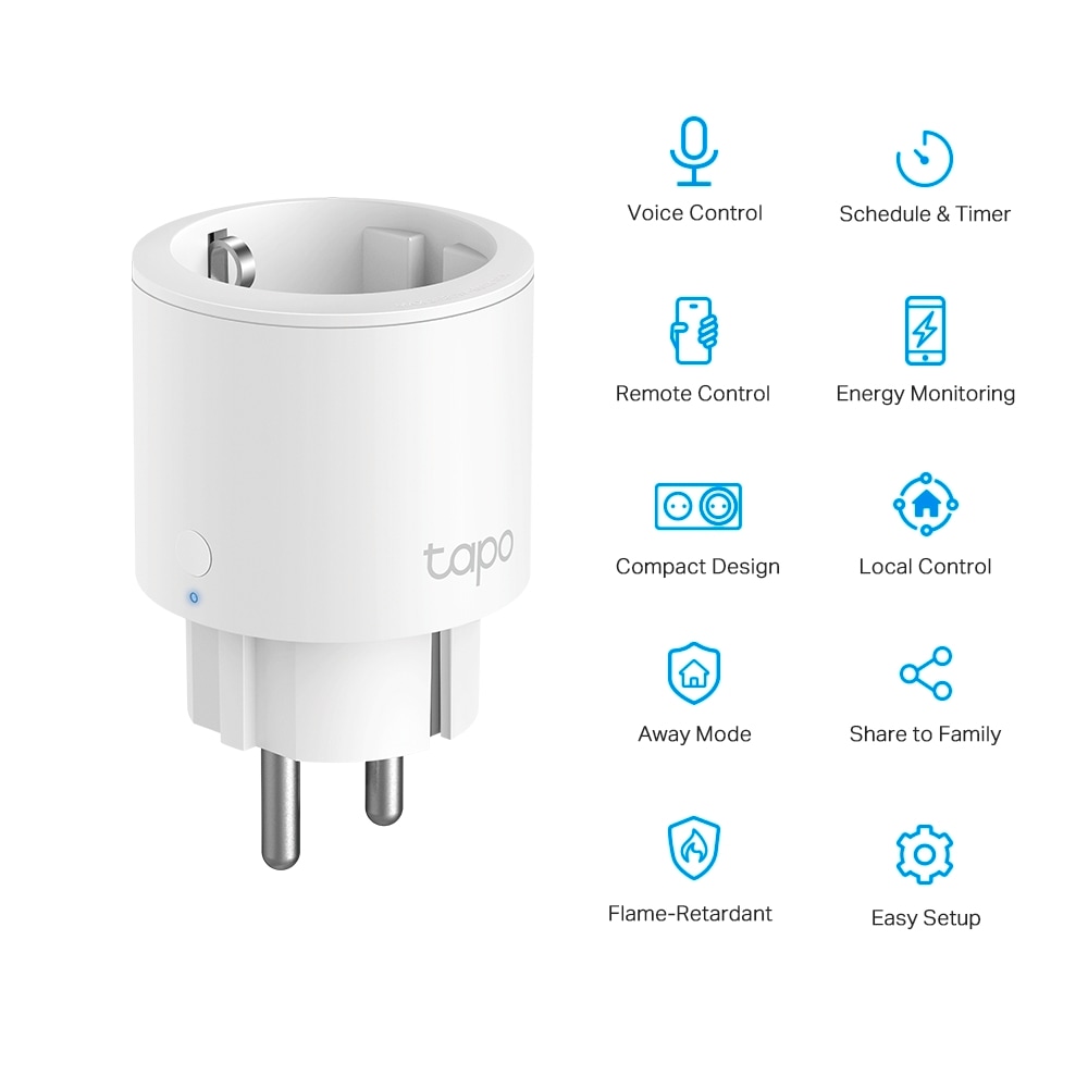 TP-Link Smart-Home-Zubehör »Tapo P115 (1er Pack) Mini Smart Wi-Fi Steckdose«