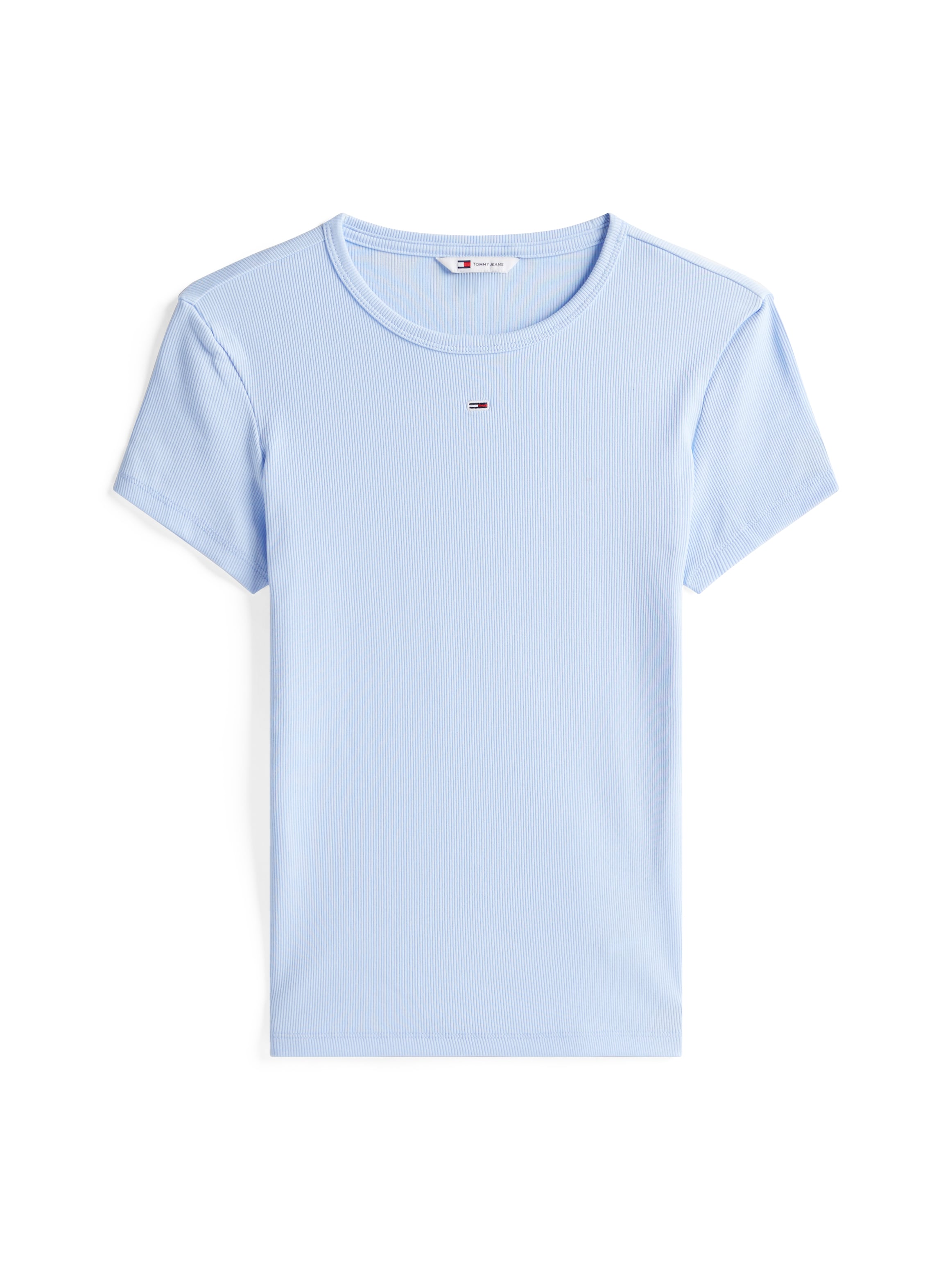 Tommy Jeans Curve T-Shirt »Slim Essential Rib«, Grosse Grössen