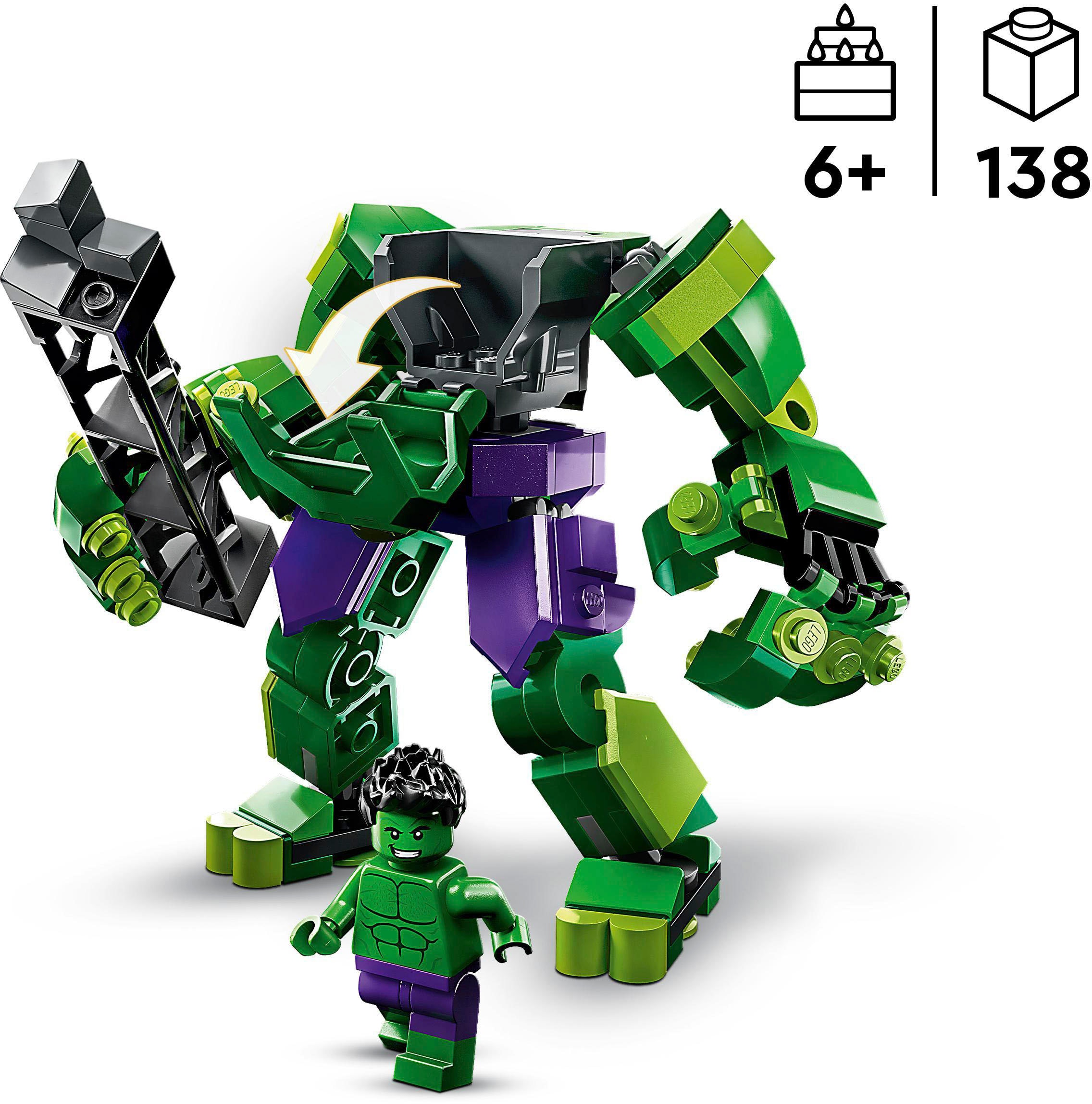 LEGO® Konstruktionsspielsteine »Hulk Mech (76241), LEGO® Marvel«, (138 St.), Made in Europe