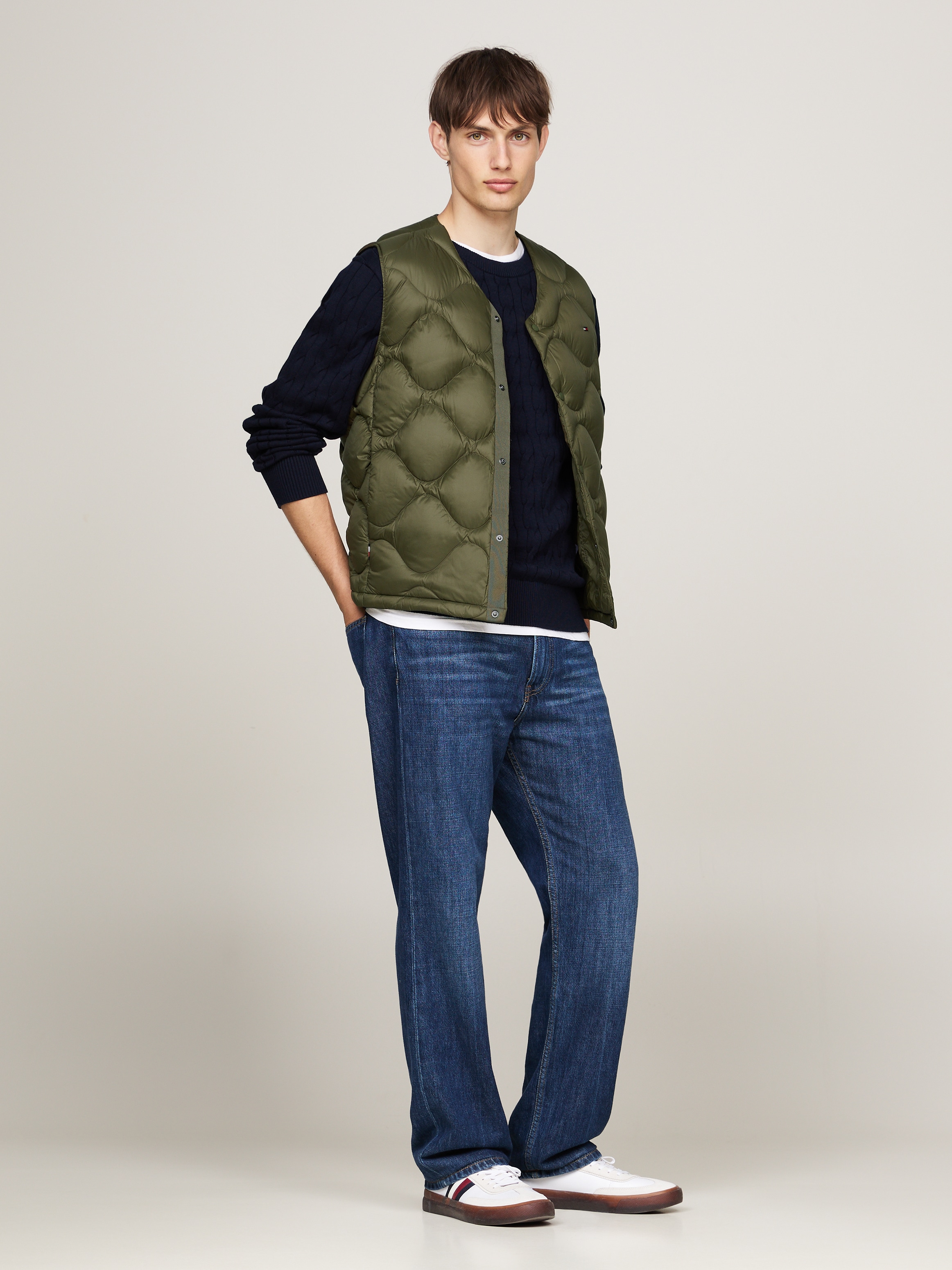 Tommy Hilfiger Steppweste »ONION QUILTED DOWN LINER VEST«, mit Zwiebelsteppung