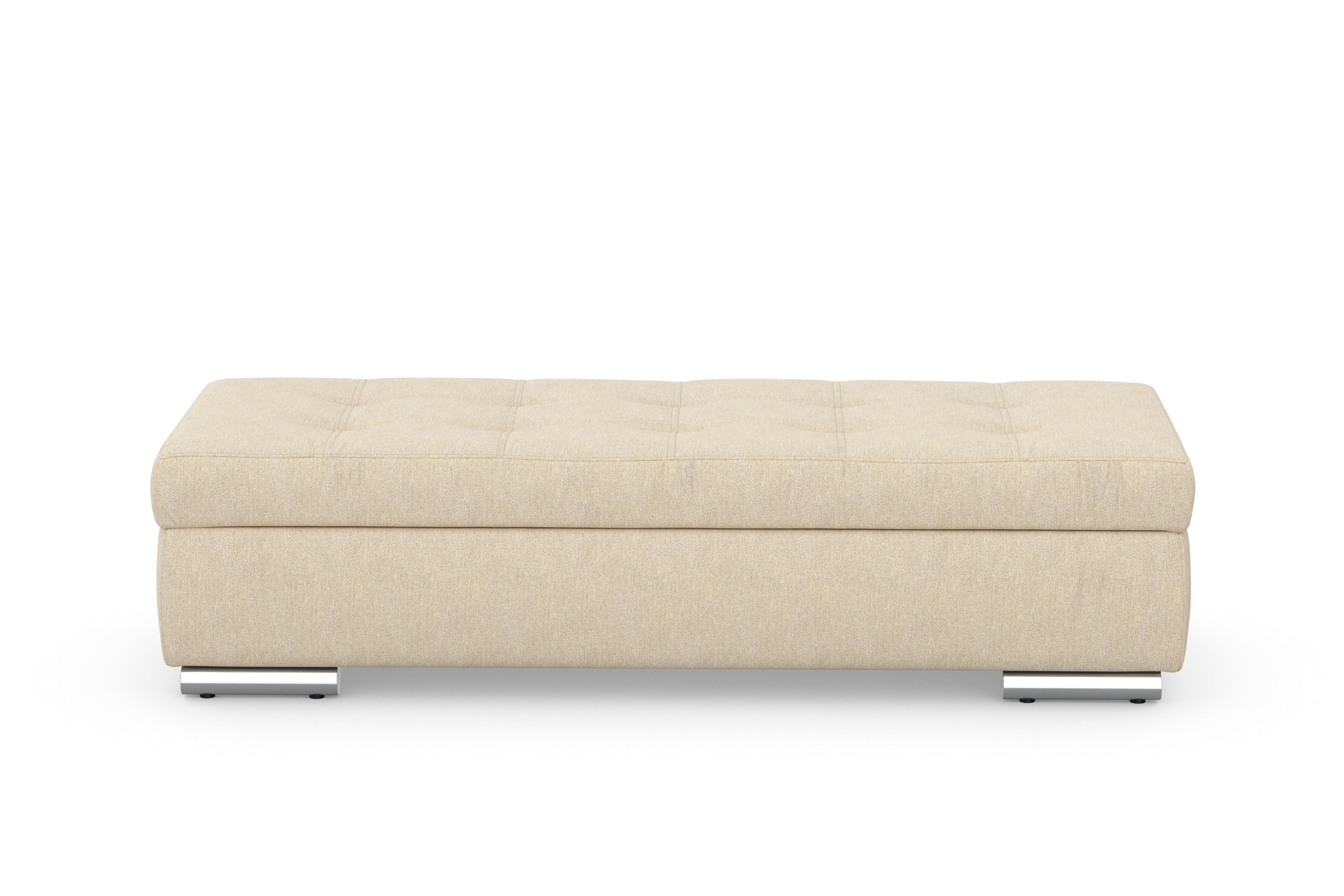 DOMO collection Hocker »Treviso XXL: B/T/H: 161/60/41 cm«, mit Stauraum, auch in Cord, passend zur Serie, moderne Steppung