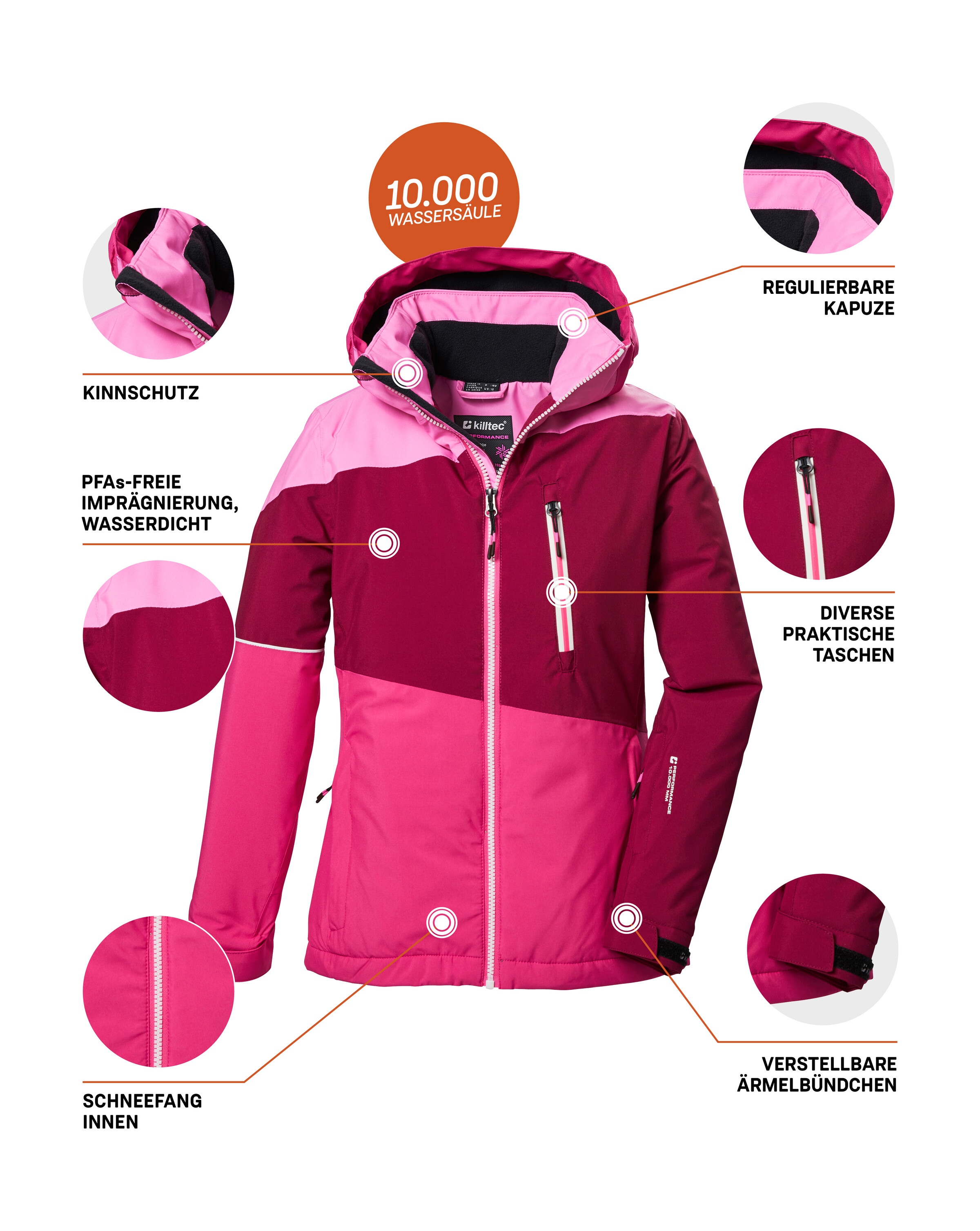 Killtec Skijacke »KSW 331 GRLS SKI JCKT«