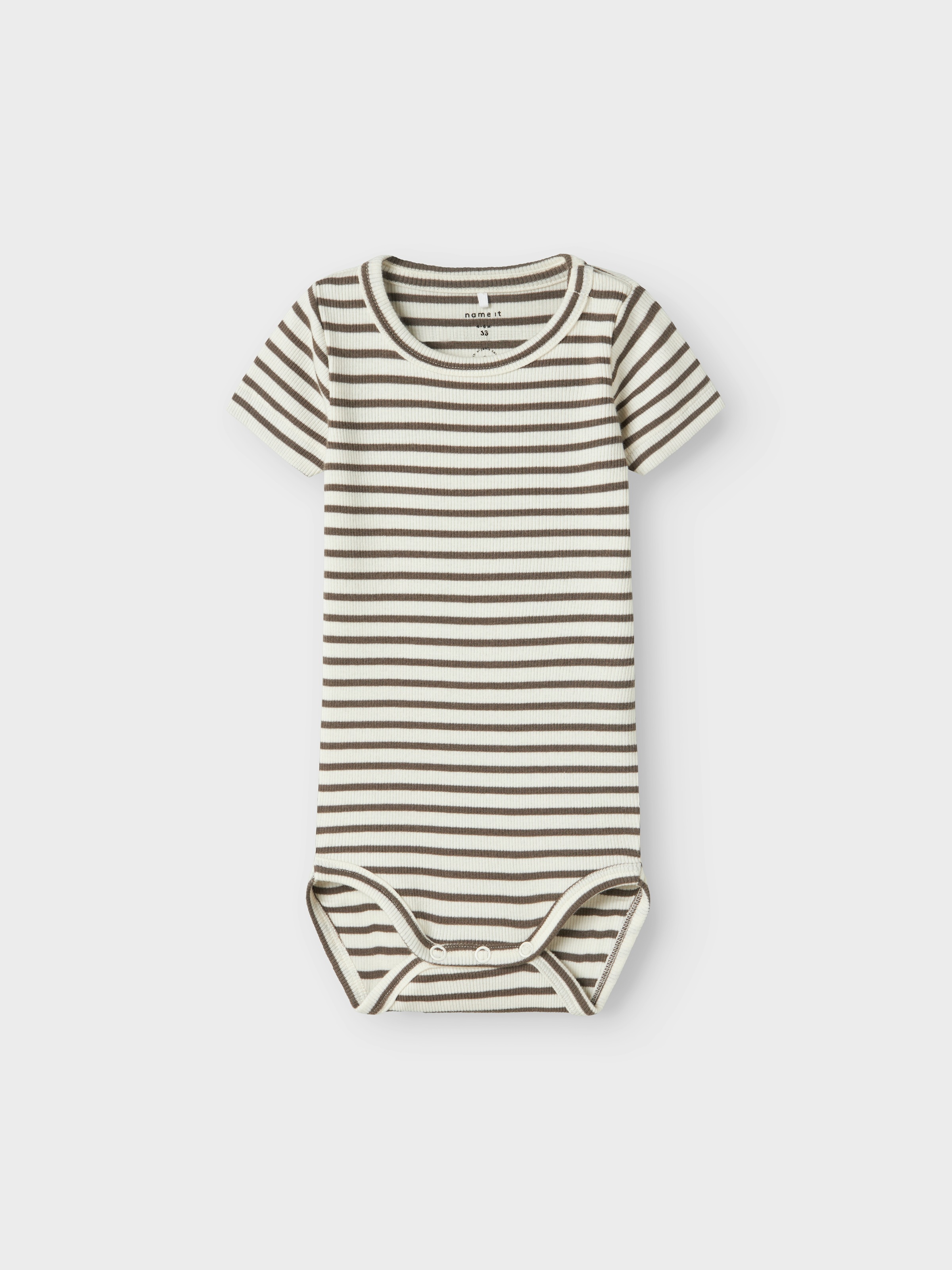 Name It Kurzarmbody »NBNBANI SS BODY NOOS« Baumwollmischung, Jersey Rippqualität