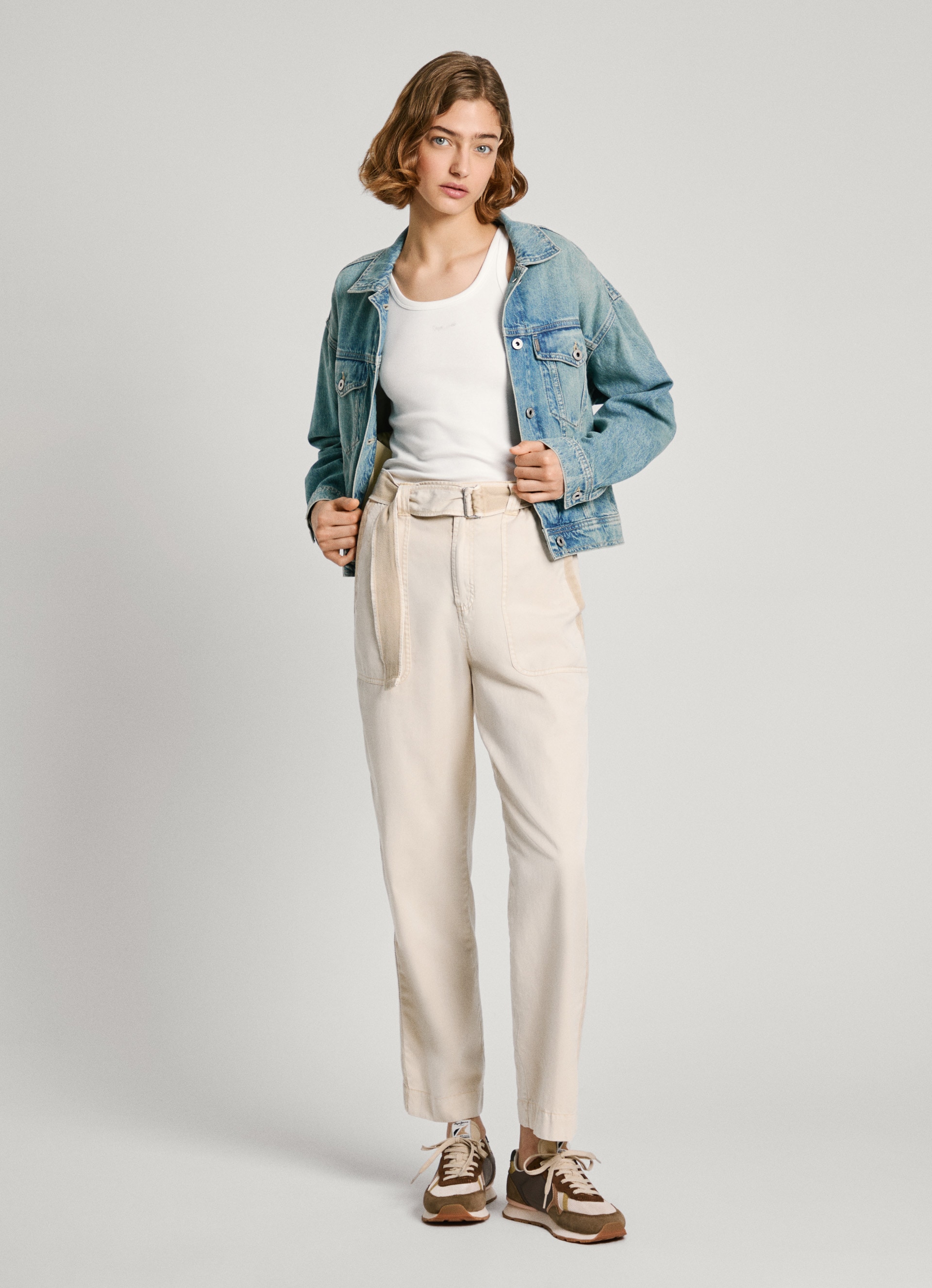 Pepe Jeans Cargohose »AYLIN«, mit Streifenbesatz