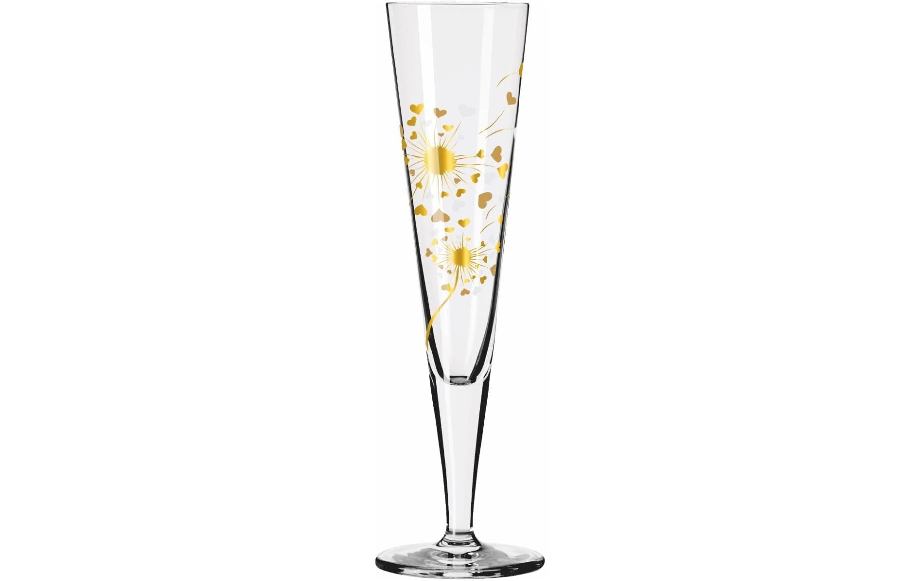 Ritzenhoff Champagnerglas »Goldfarbennacht F24 205 ml 2 Stück«, (2 tlg.)