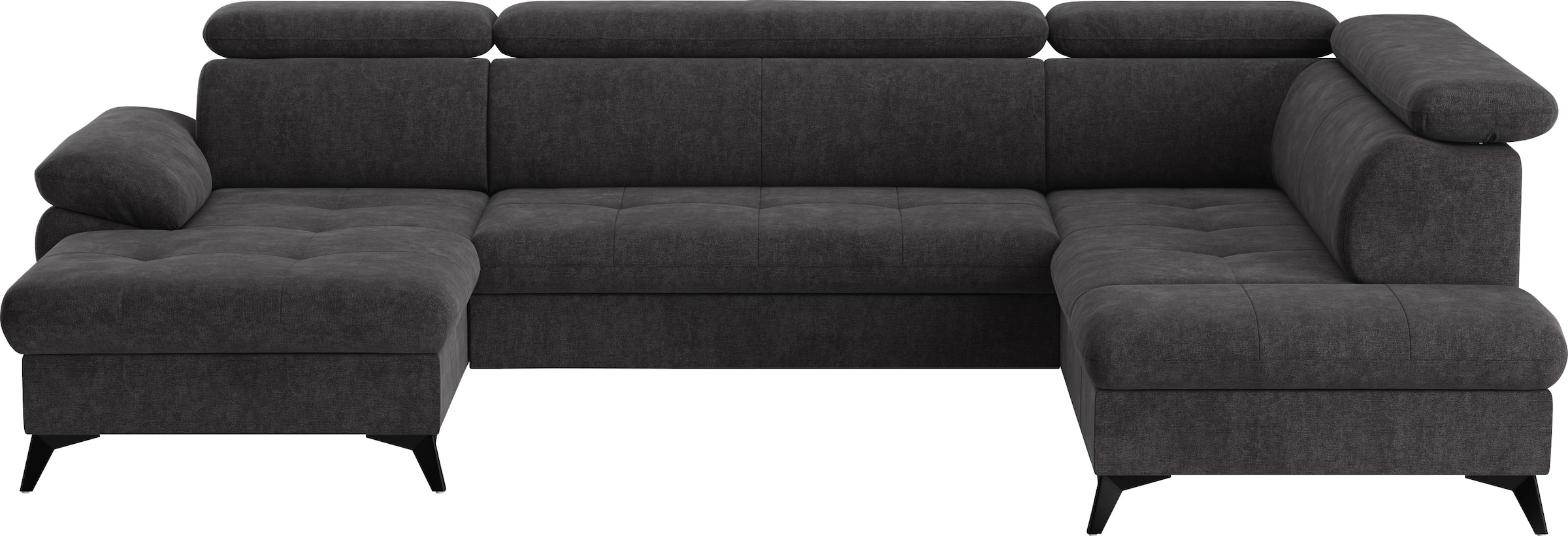 COTTA Wohnlandschaft »Hudson U-Form«, mit Kopfteilverstellung, wahlweise mit Bettfunktion & Bettkasten