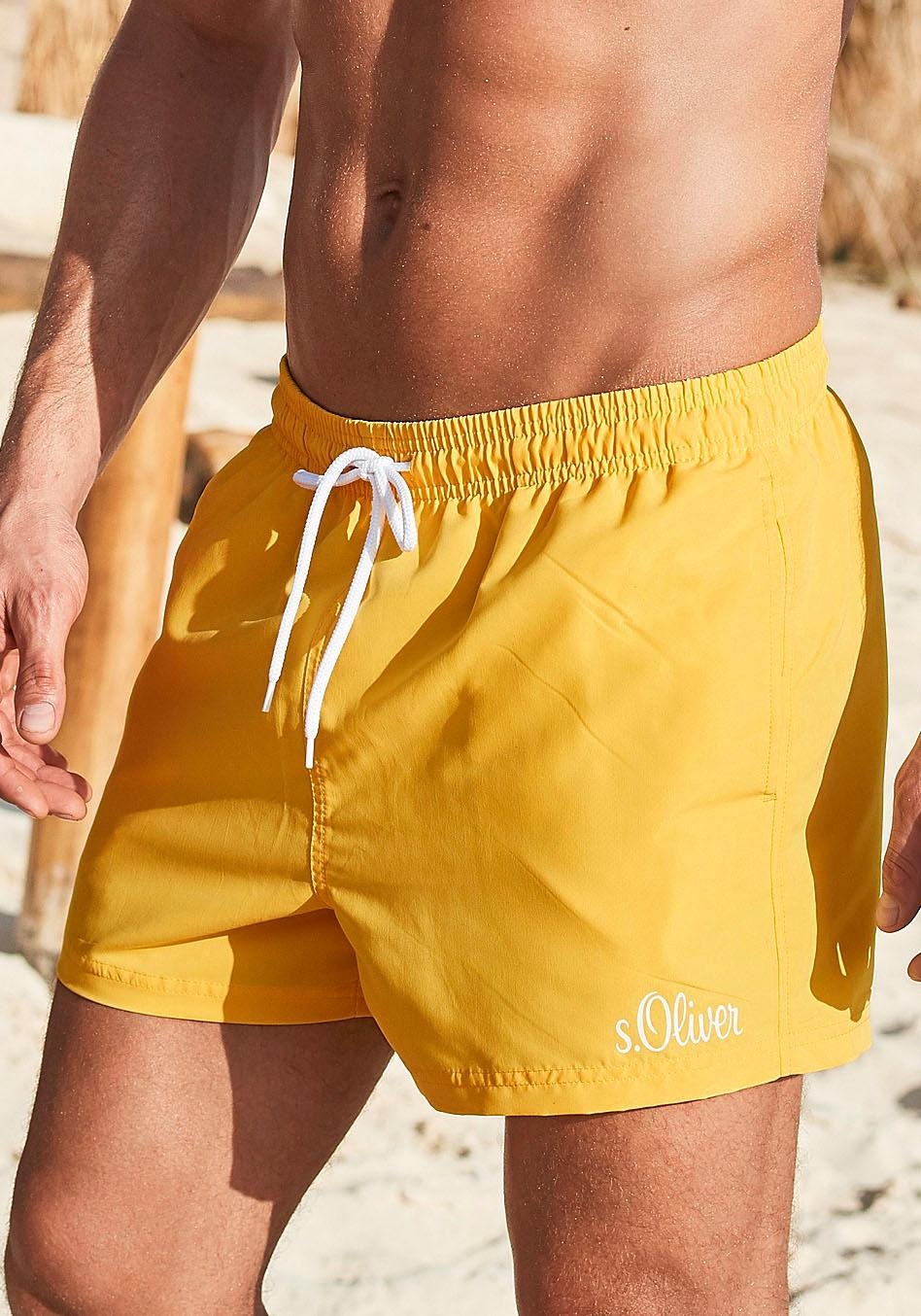 s.Oliver Badeshorts, mit komplementärem Farbdesign