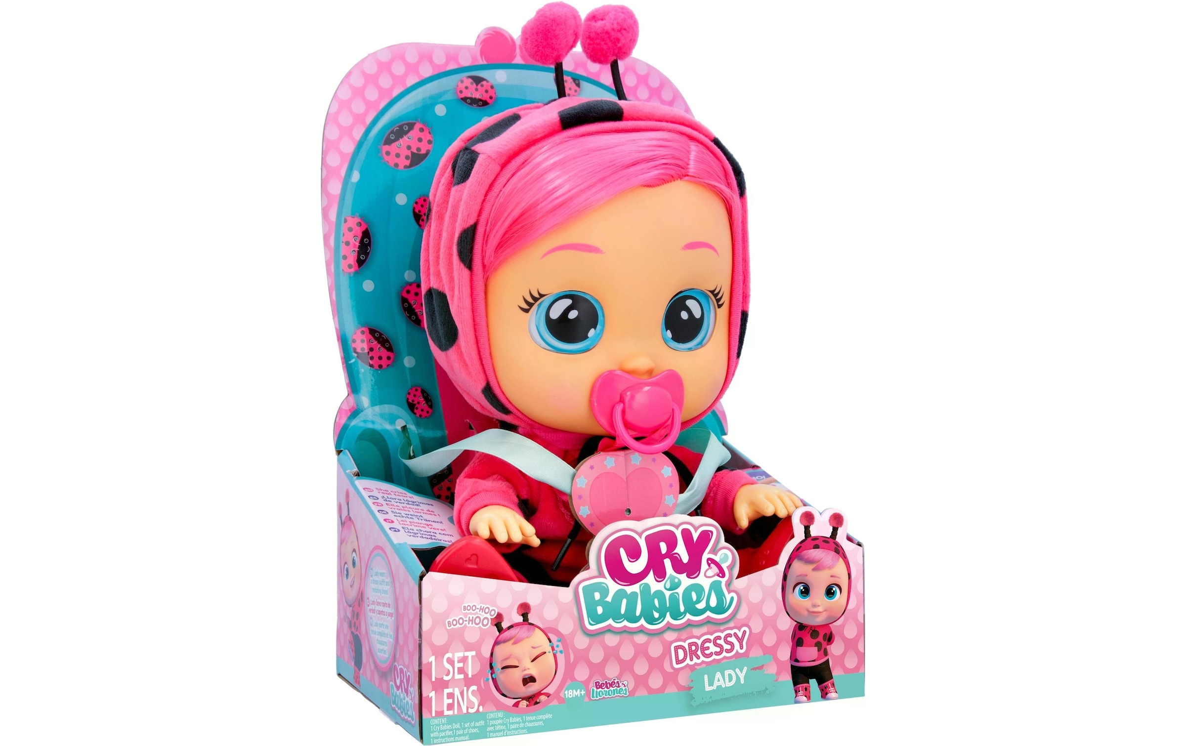 IMC TOYS Babypuppe »Cry Babies – Dressy Lady«