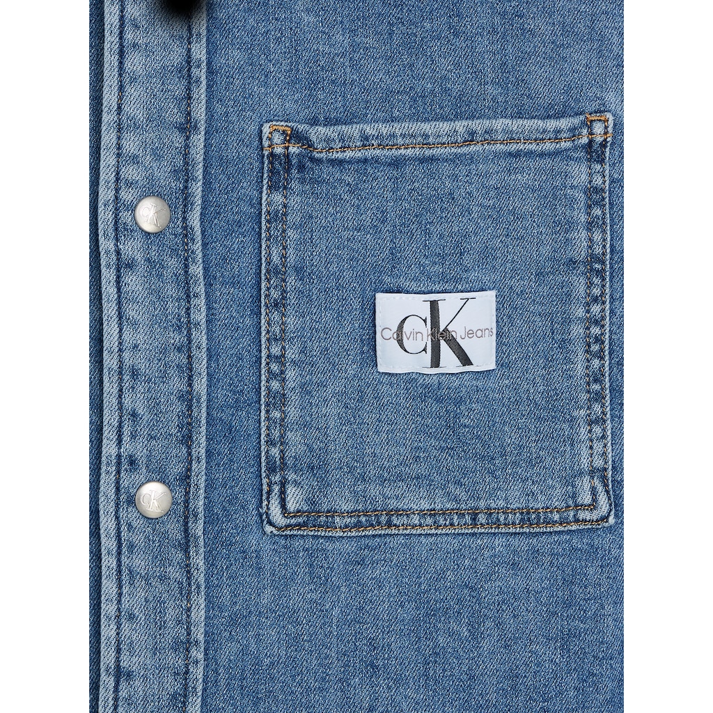 Calvin Klein Jeans Jeanshemd »LINEAR SLIM DENIM SHIRT«