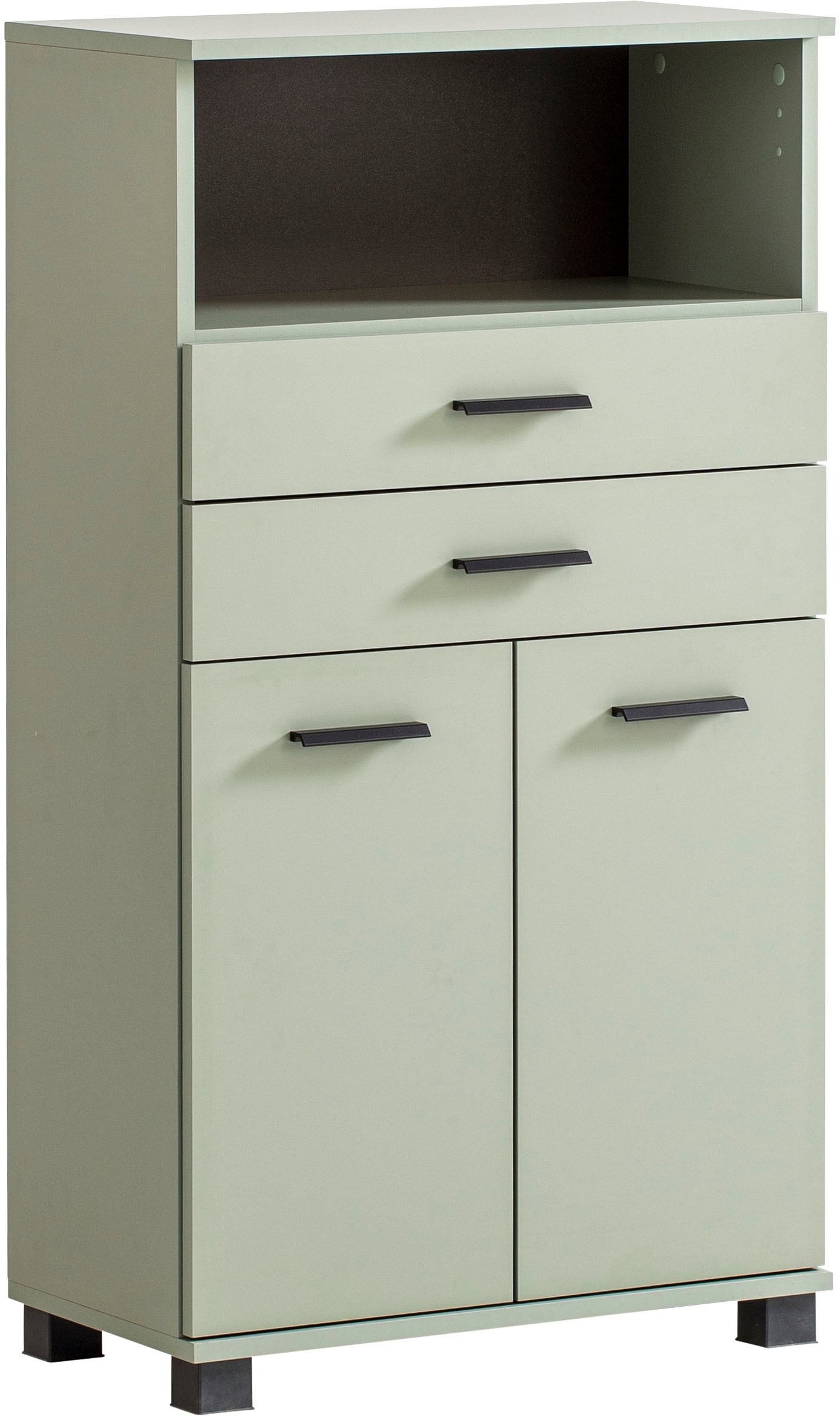 welltime Midischrank »Palermo, Breite 60 cm«, Metallbeschläge