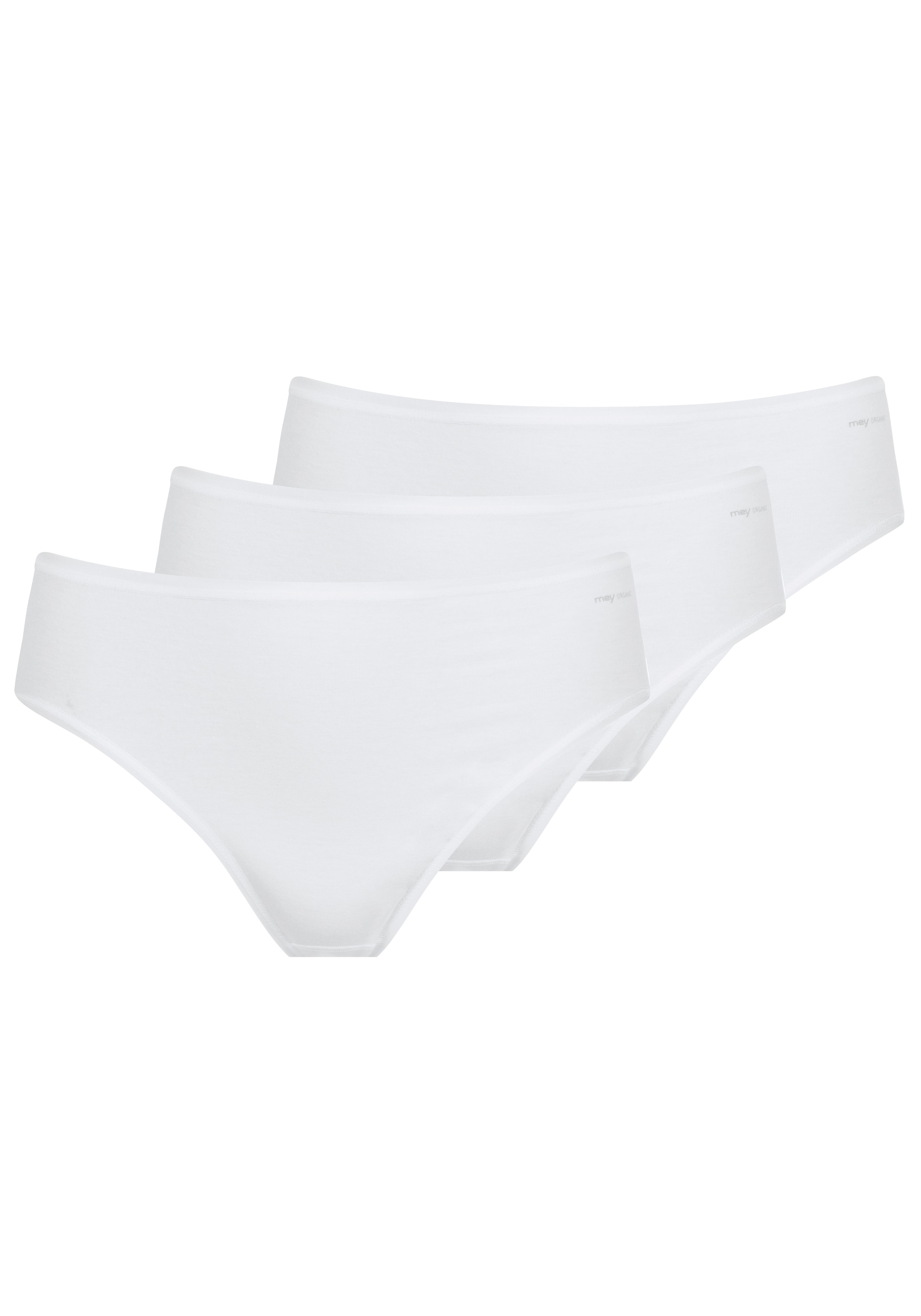 Mey Hipster »Superfine Organic« 3er Pack, American-Pants mit tiefem Taillensitz