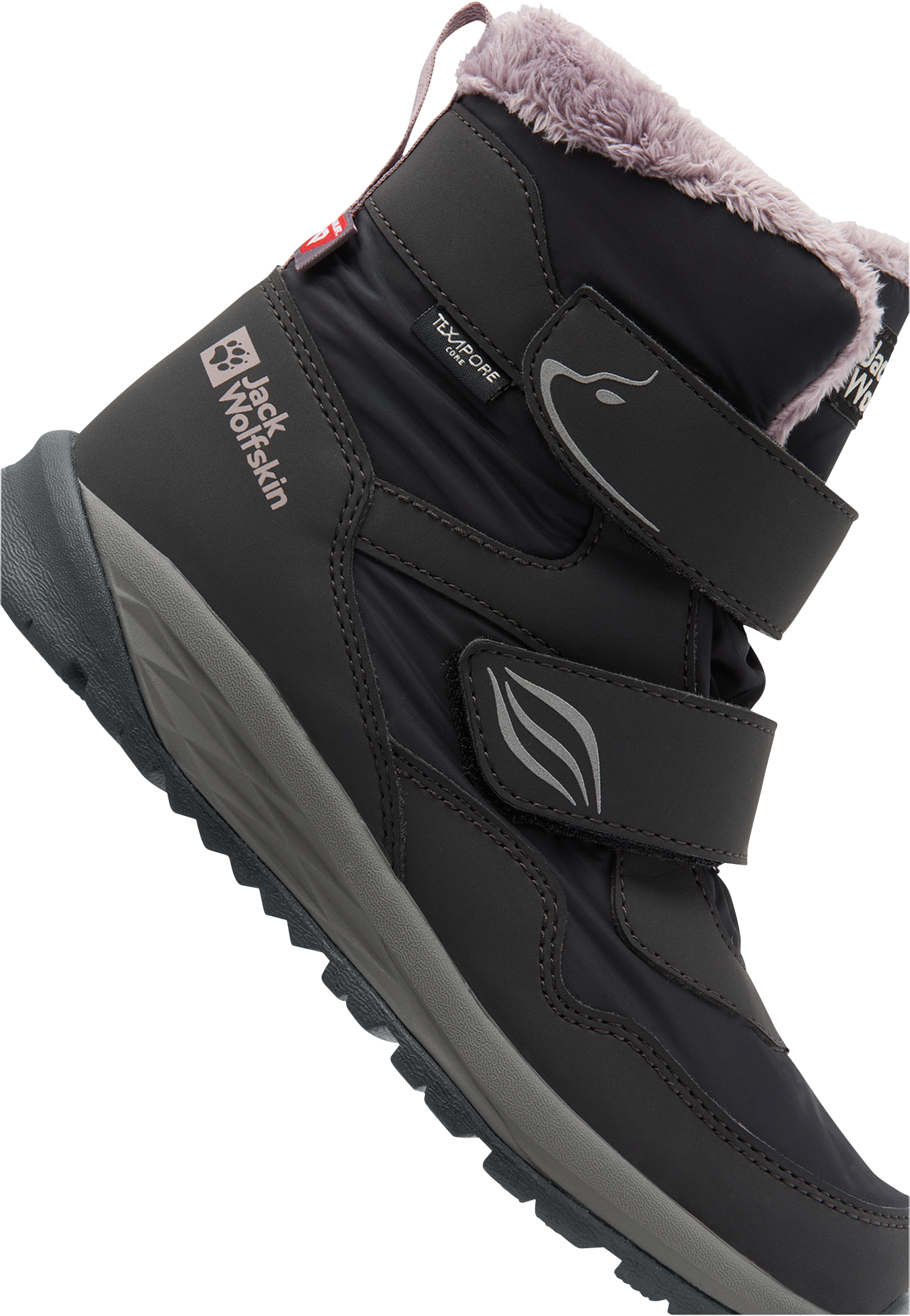 Jack Wolfskin Winterboots »POLAR BEAR-G TEXAPORE MID VC K«, Snowboots, Winterstiefel, Winterschuhe, wasserdicht & gefüttert