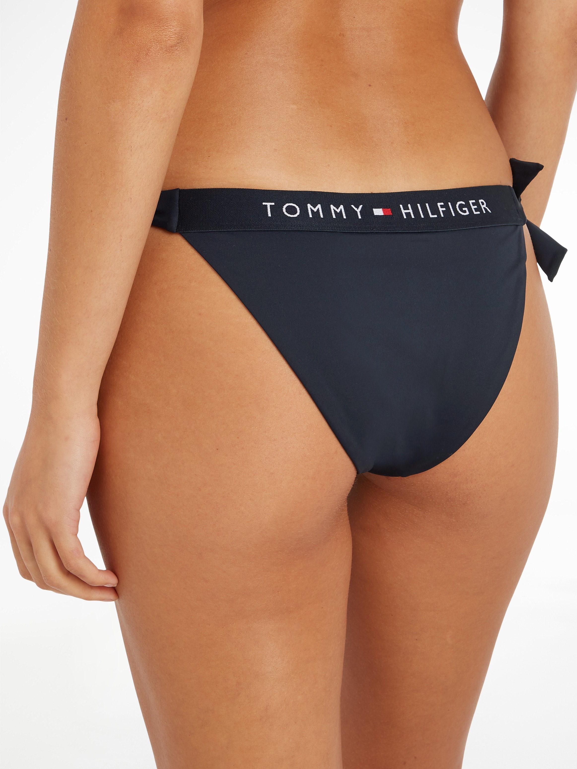 Tommy Hilfiger Swimwear Bikini-Hose »TH SIDE TIE CHEEKY BIKINI«, mit Tommy Hilfiger Logoschriftzug