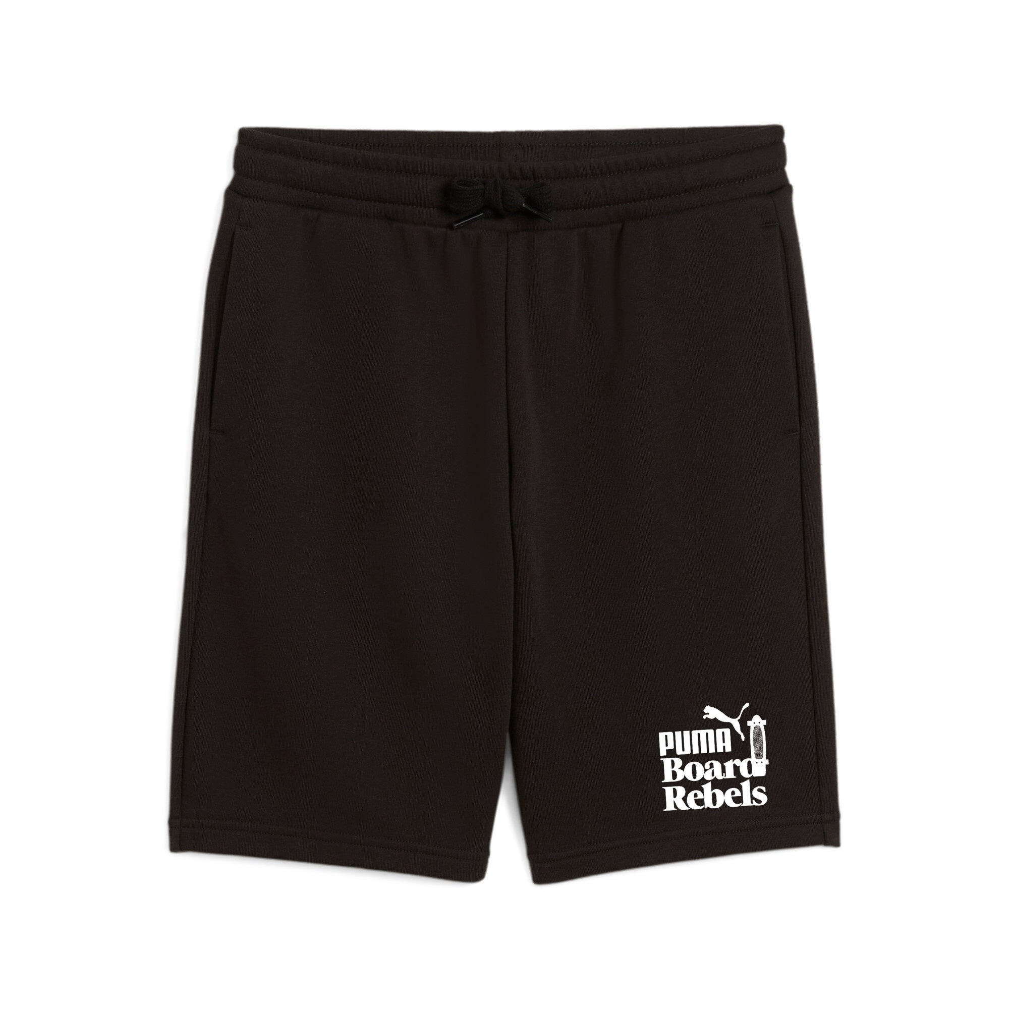 PUMA Trainingsshorts »MID90S LONG SHORTS TR B« sportlicher Stil, für Jugendliche, mit auffälligen Grafikprints