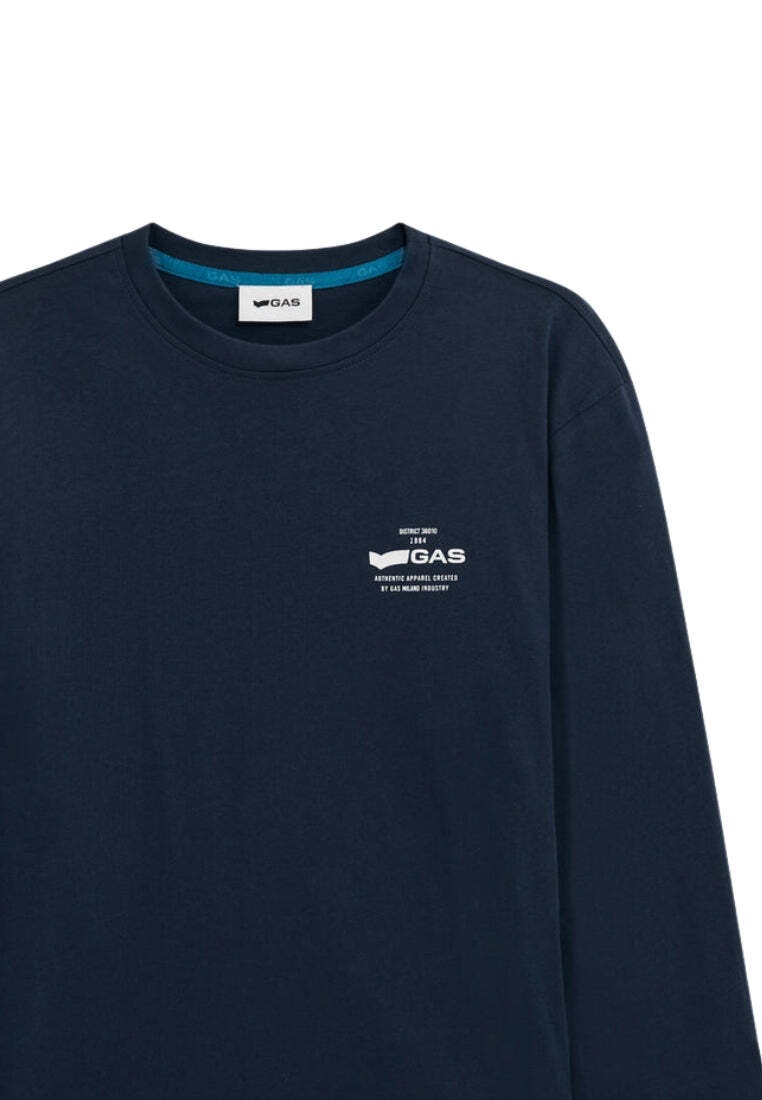 GAS Langarmshirt »Gas Langarmshirt Dharis M/L 1984 Logo«