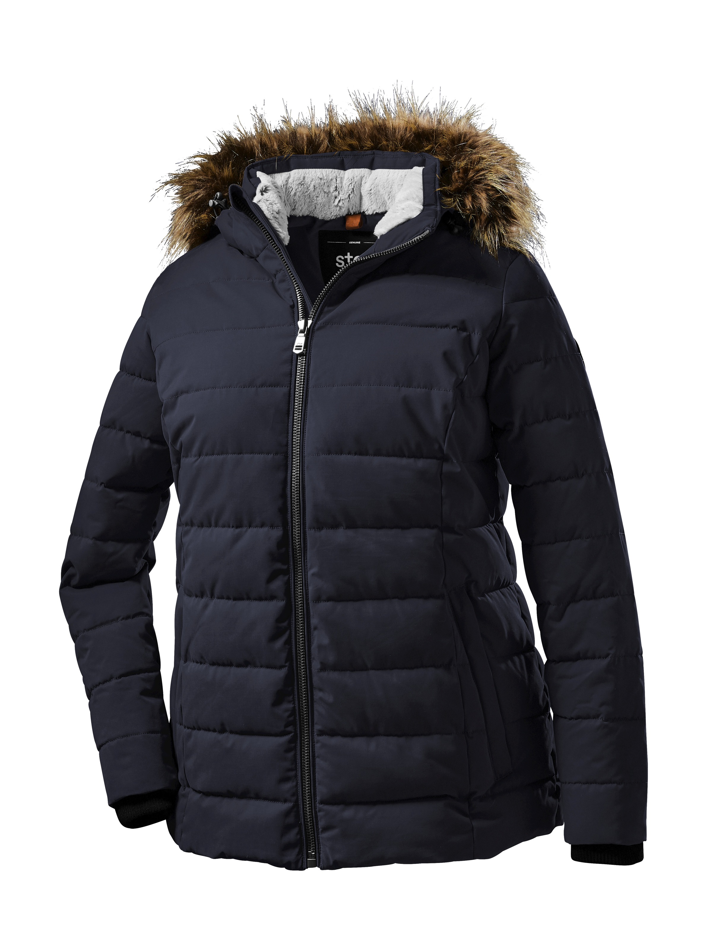 STOY Steppjacke »WMN Quilted JCKT E« STOY Steppjacke: Abzippbare Kapuze, atmungsaktiv, wasserabweisend