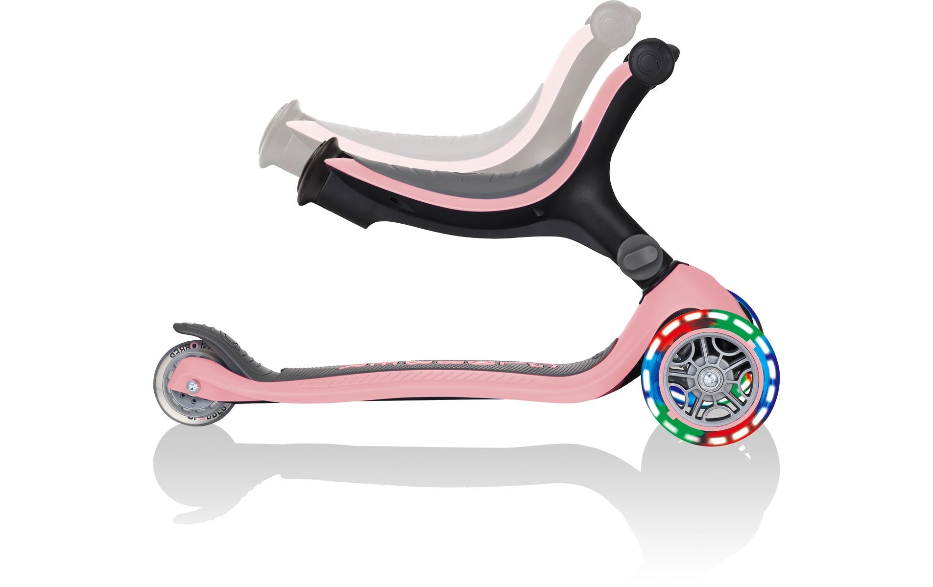 Globber Scooter »GO UP Foldable Plus Lights, Pastel Rosa«