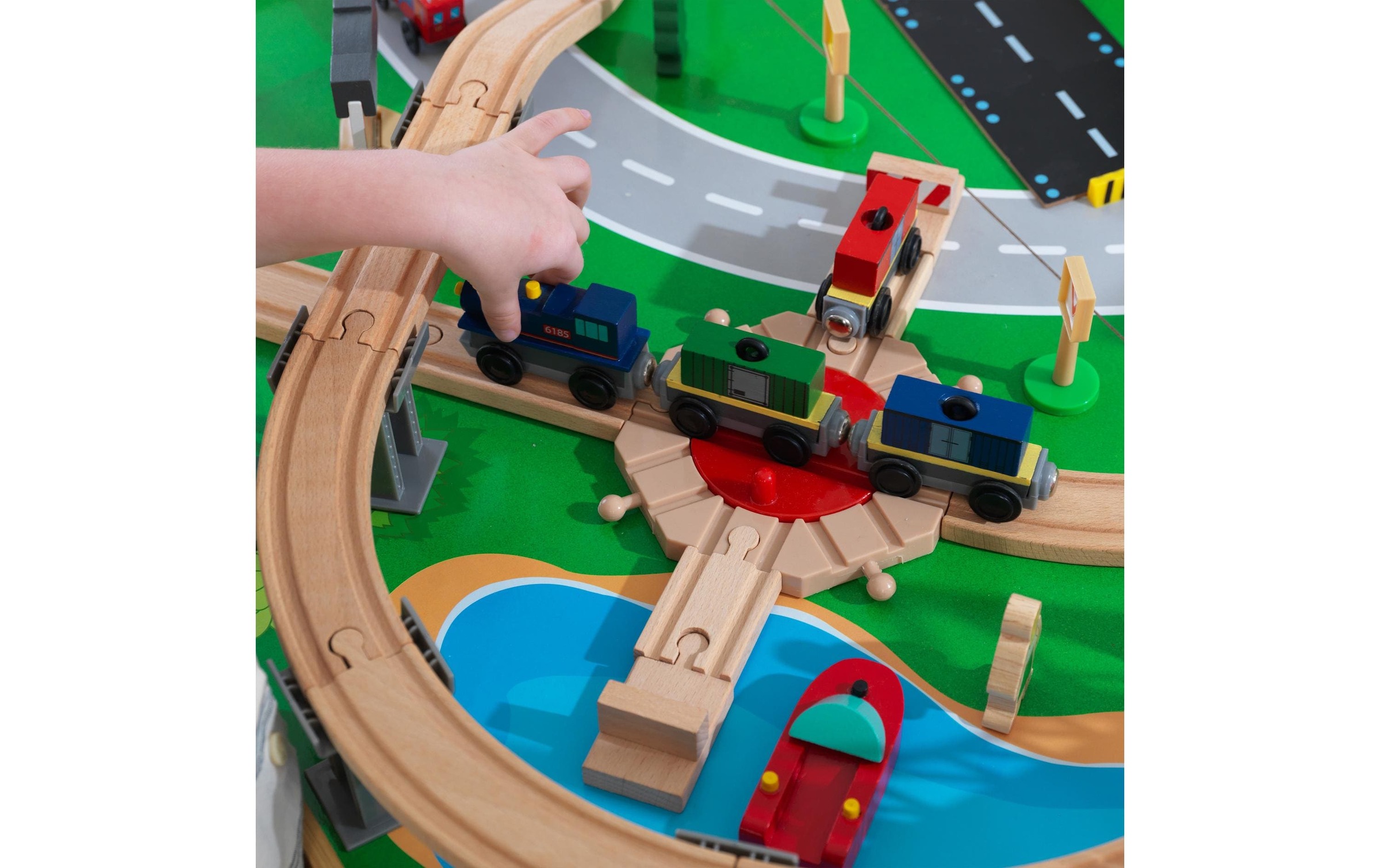KidKraft® Spielzeug-Eisenbahn »Spieltisch Waterfall Mountain 120 Teile«