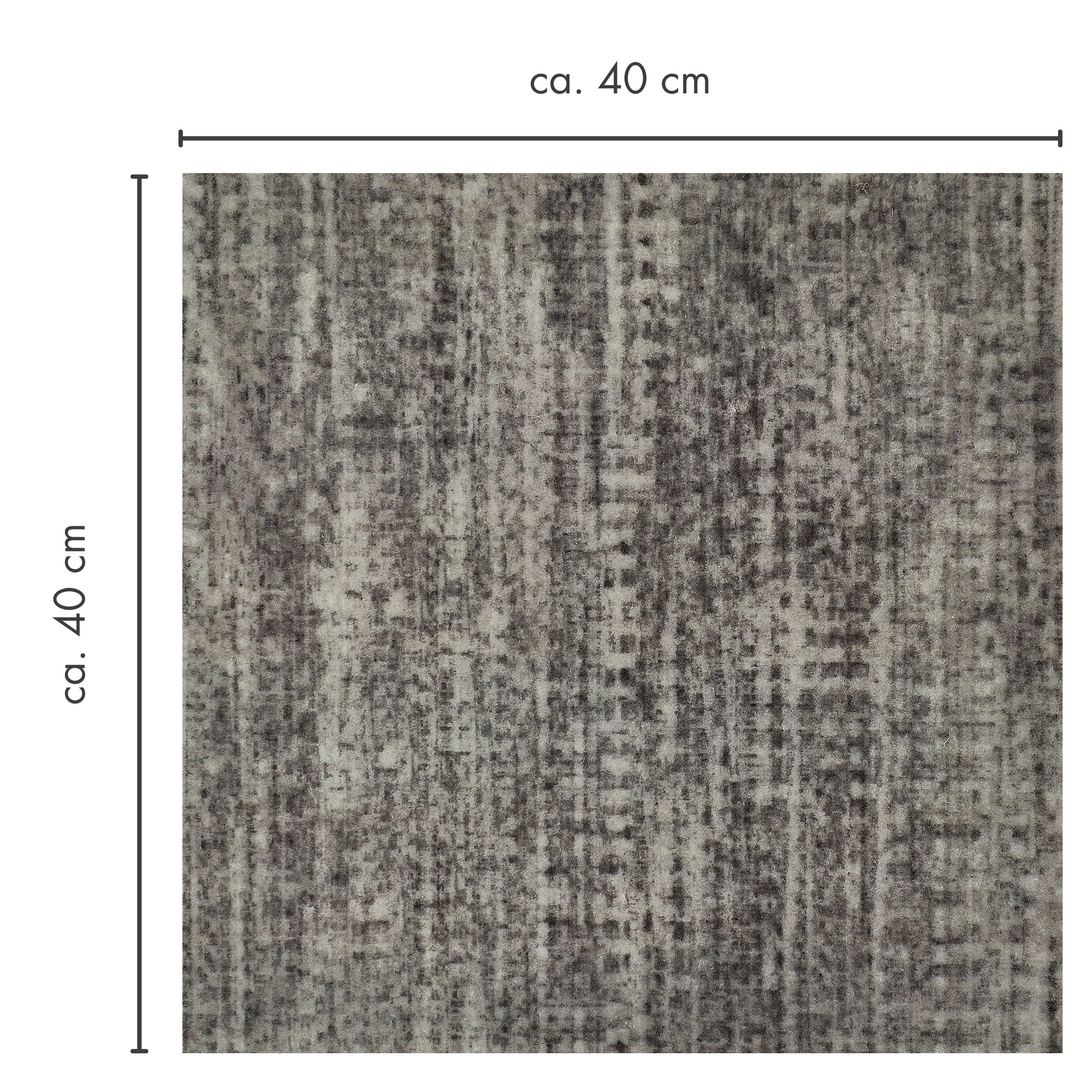 Andiamo Teppichfliese »Paris Nadelfilz«, quadratisch, 4 mm Höhe, 40x40 cm, selbstklebend, robust & strapazierfähig, 25 Stück (4 qm)