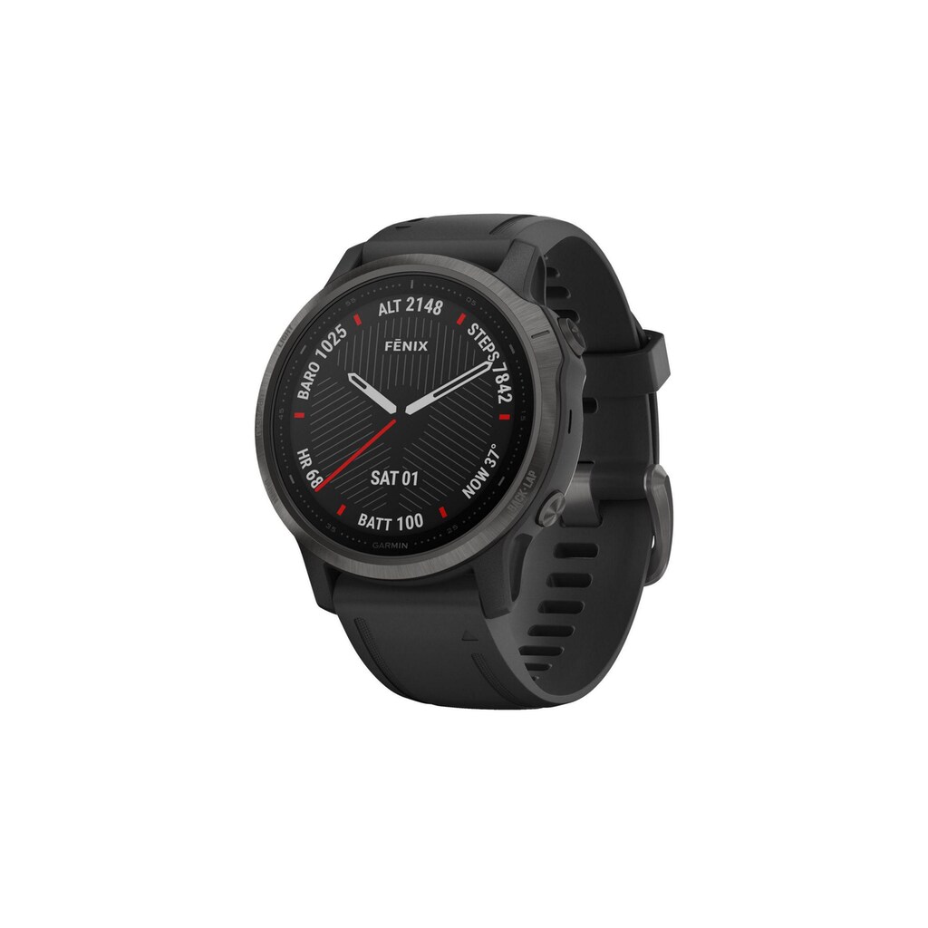 Garmin Smartwatch »fenix 6S Sapphire Schwarz«