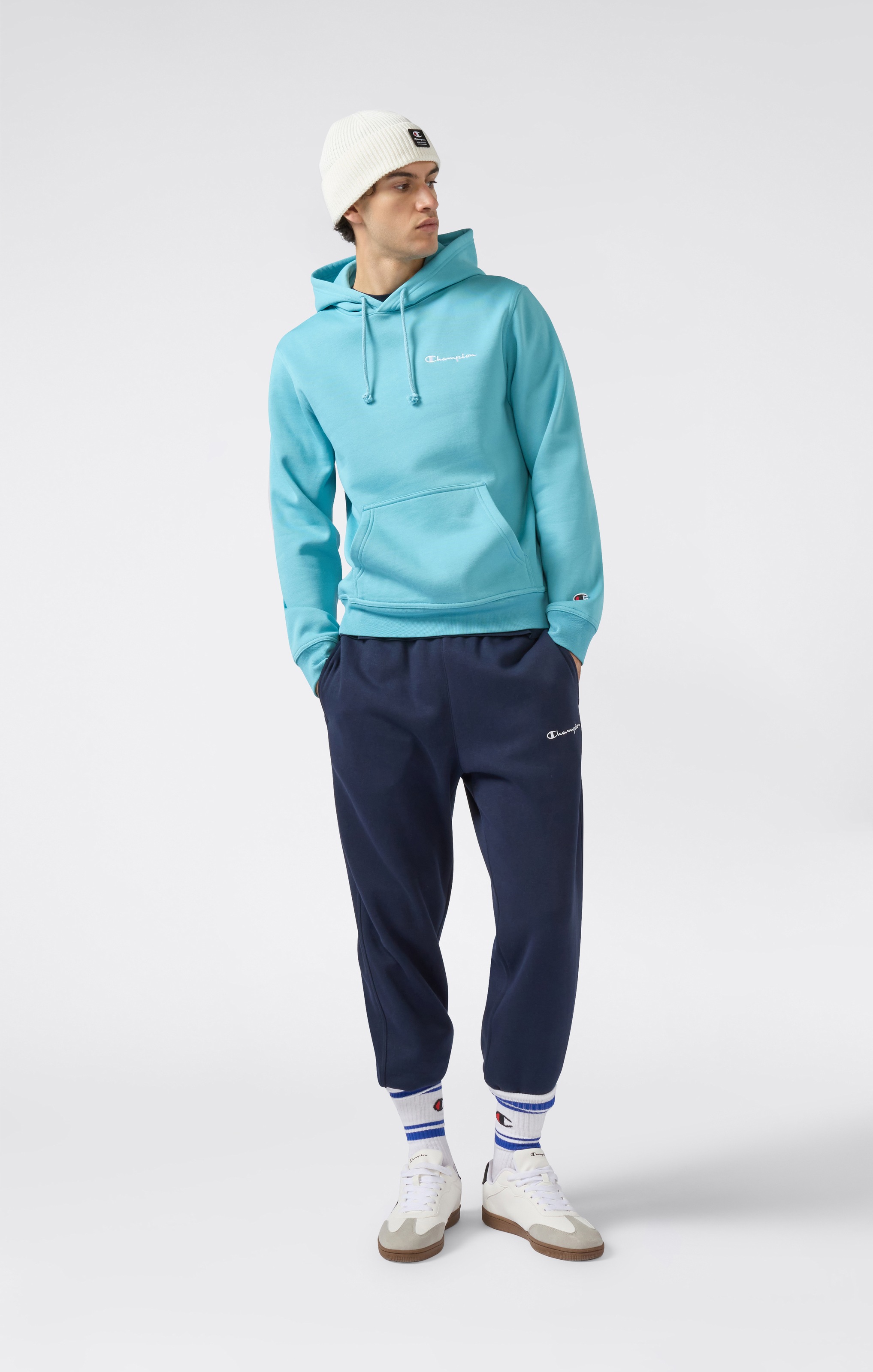 Champion Kapuzensweatshirt »ICONS CONTRAST Fleece Hoodie«, (1 tlg.)
